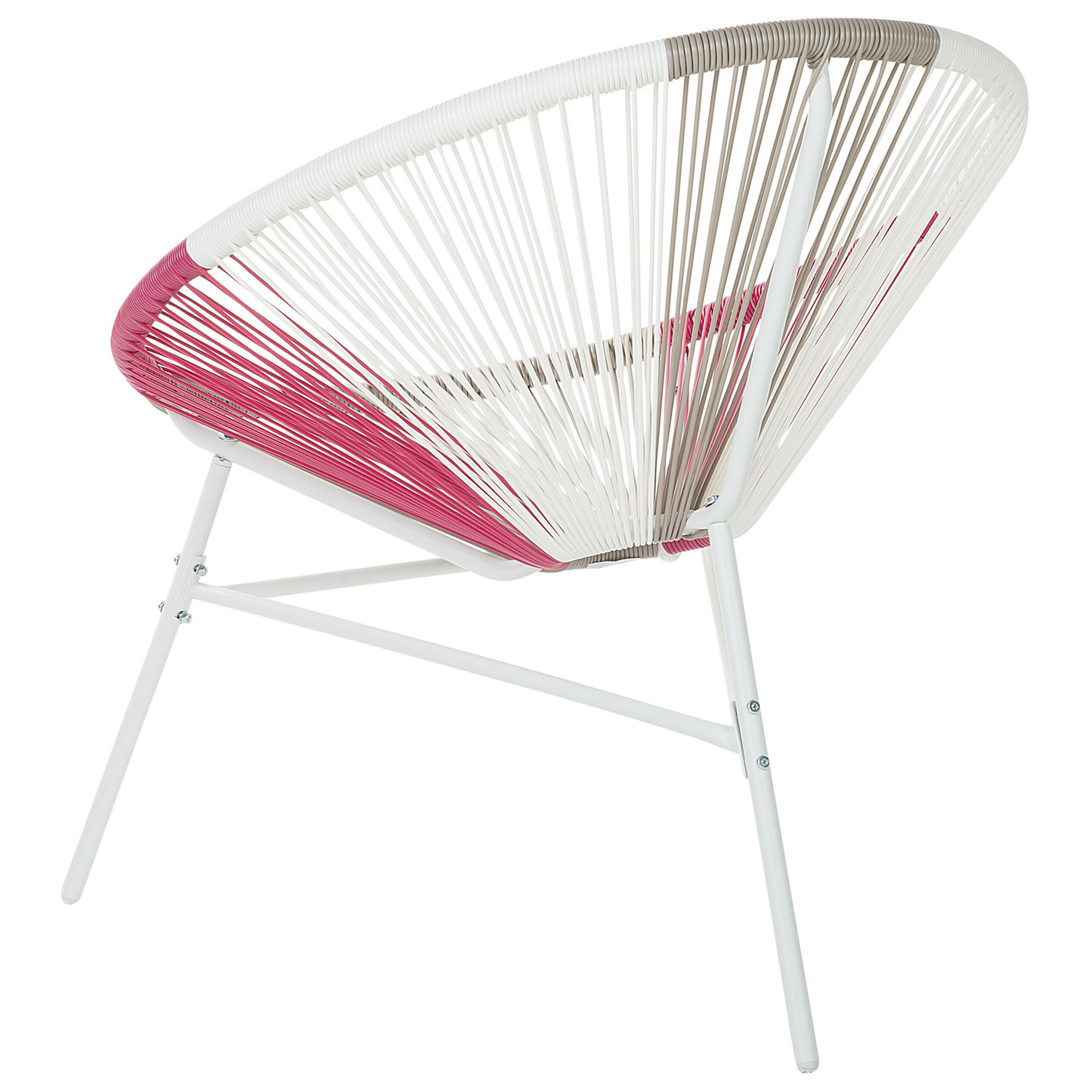Gartenstuhl ACAPULCO Polyrattan Fuchsia