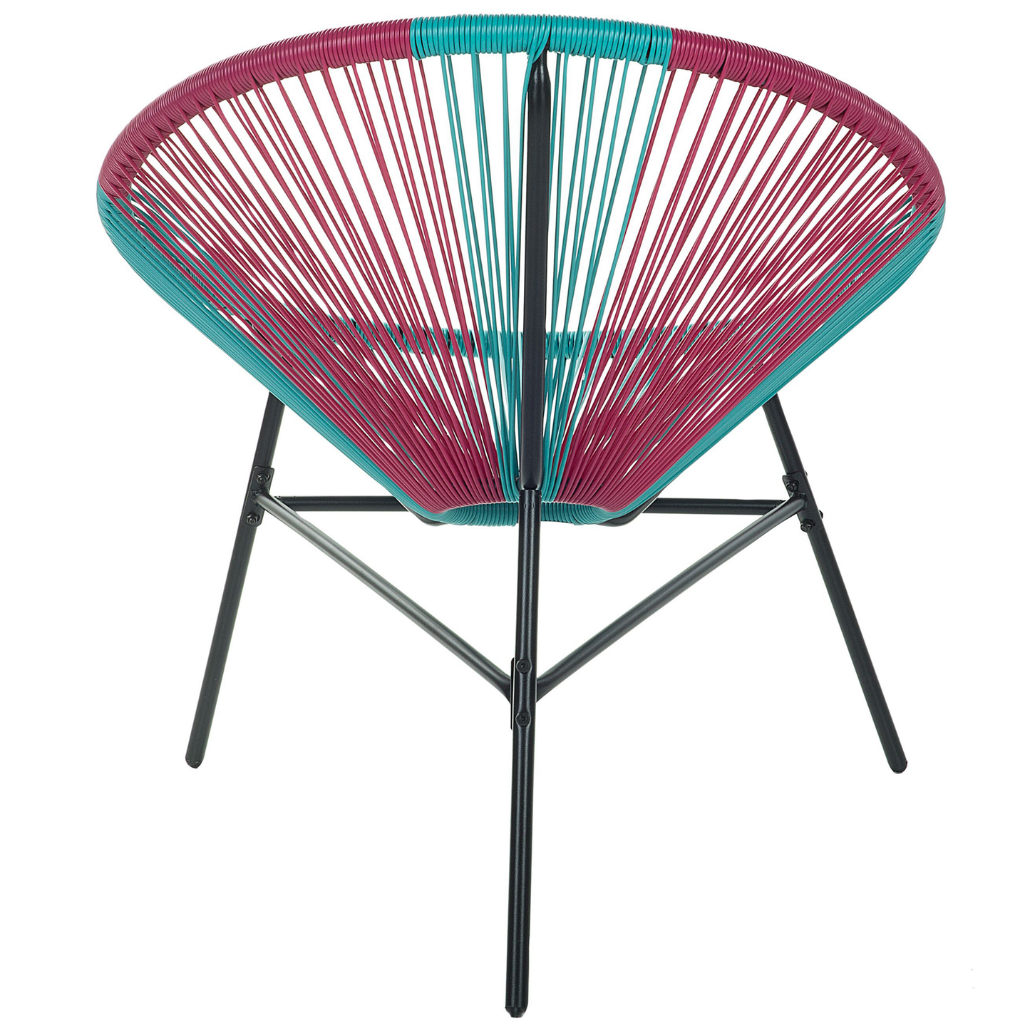 Gartenstuhl ACAPULCO Polyrattan Türkis