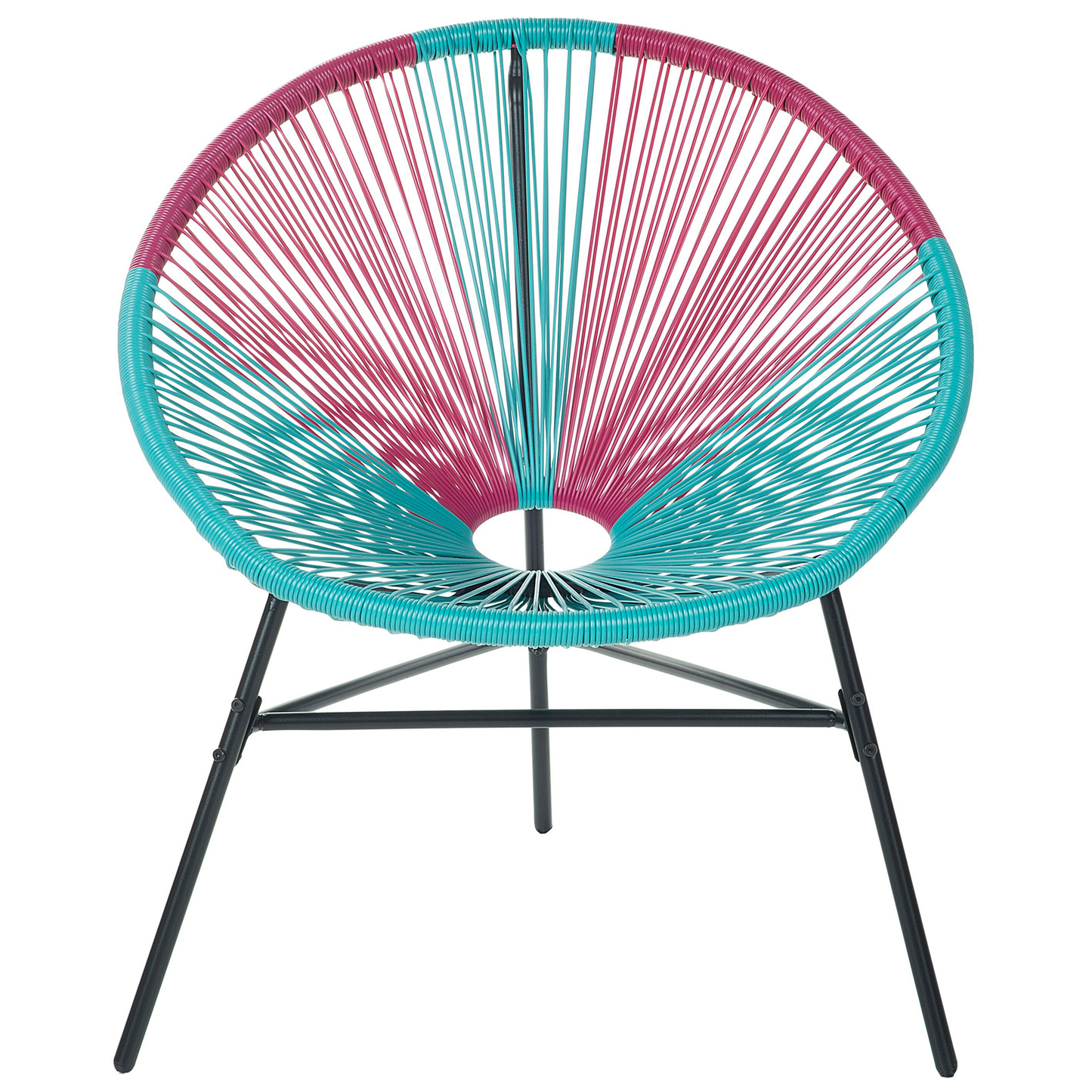 Gartenstuhl ACAPULCO Polyrattan Türkis