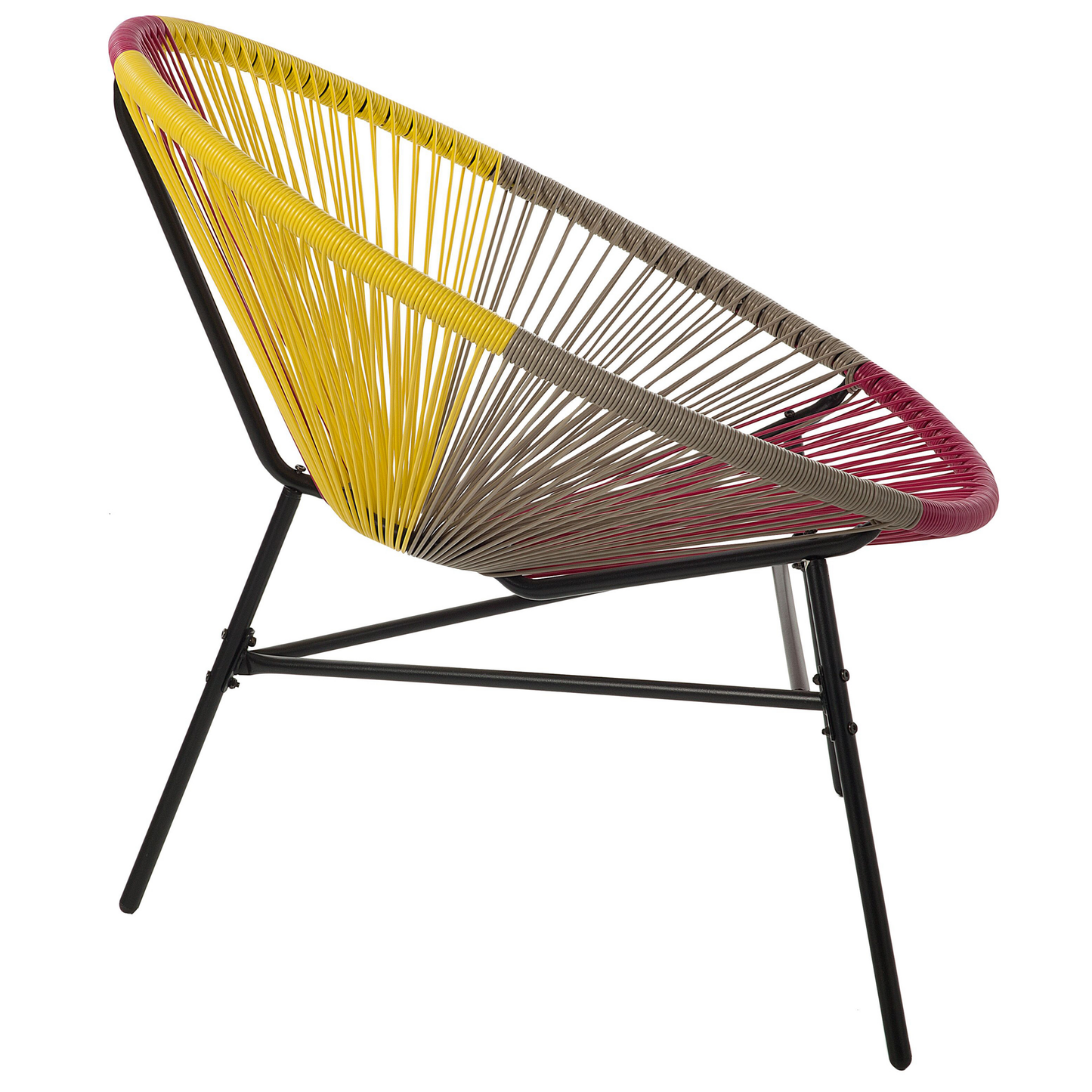 Gartenstuhl ACAPULCO Polyrattan Gelb