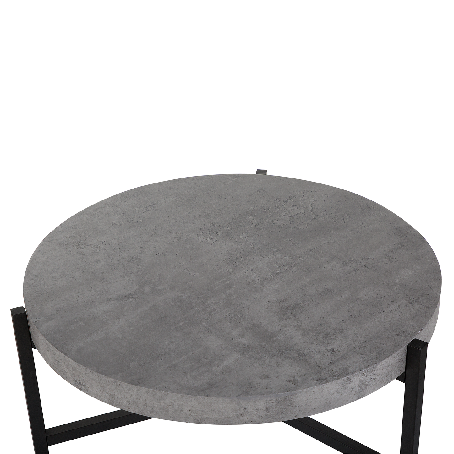 Couchtisch Betonoptik grau ⌀ 70 cm BONITA