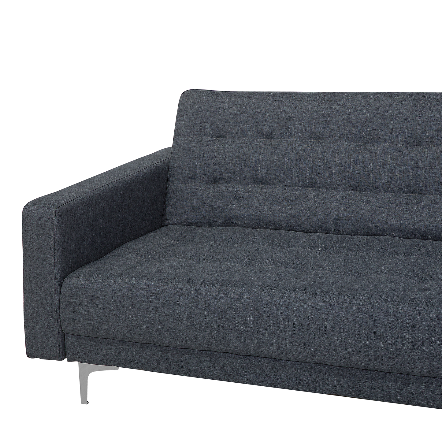 Modulsofa Polsterbezug Schlaffunktion dunkelgrau linksseitig ABERDEEN