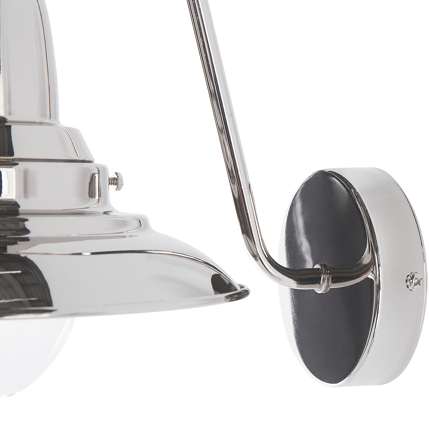 Wandlampe LUZA Metall Silber