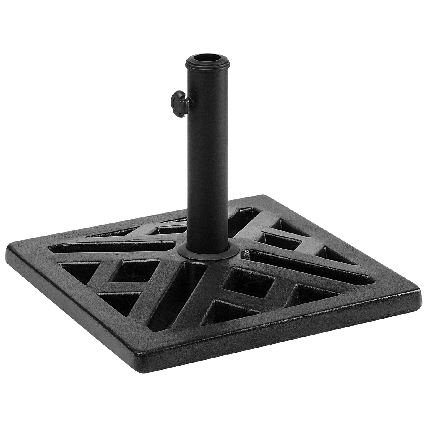 Sonnenschirmfuss CHIETI Schwarz Quadratisch 17 kg