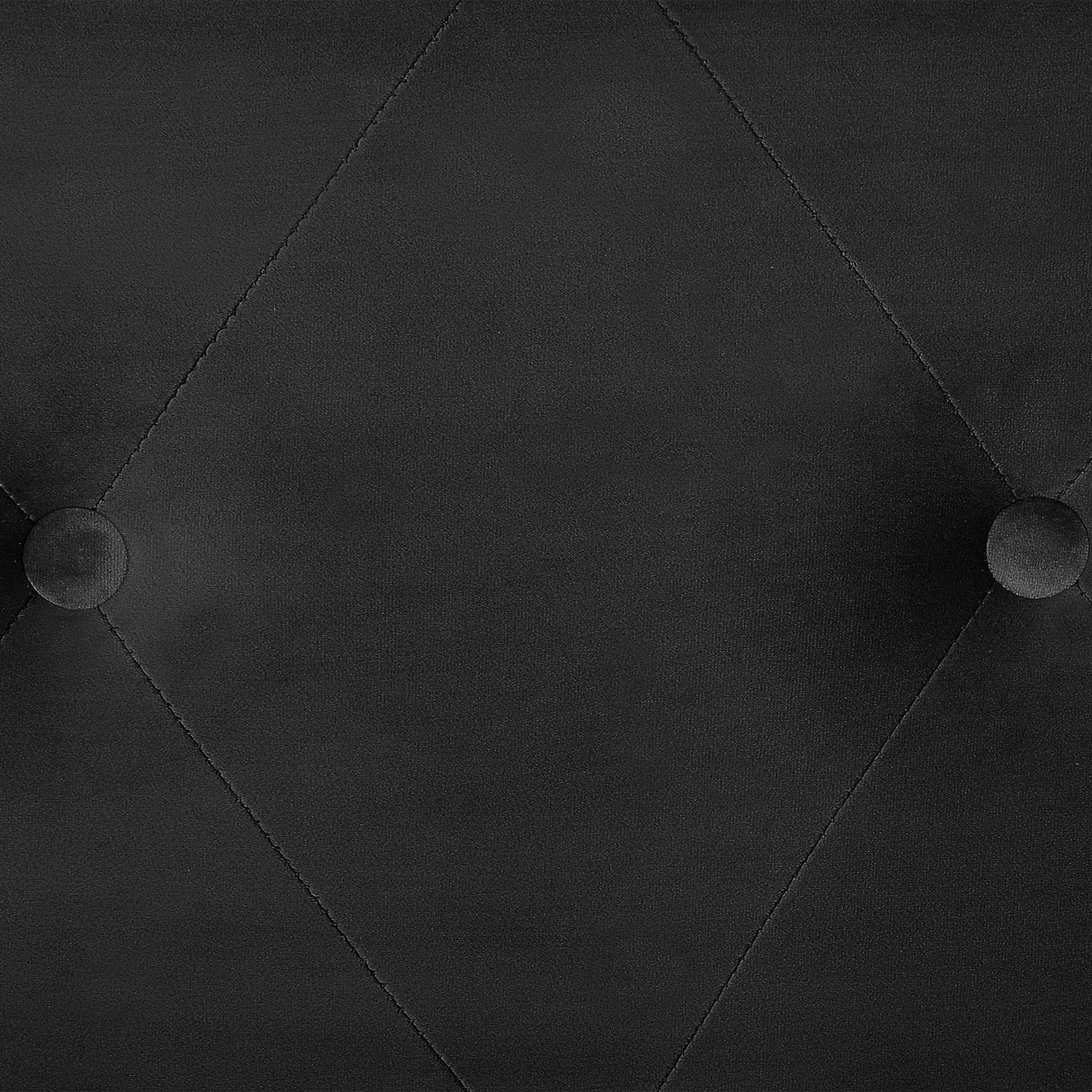 Hocker mit Stauraum Samtstoff schwarz Koffer-Design MALLARD