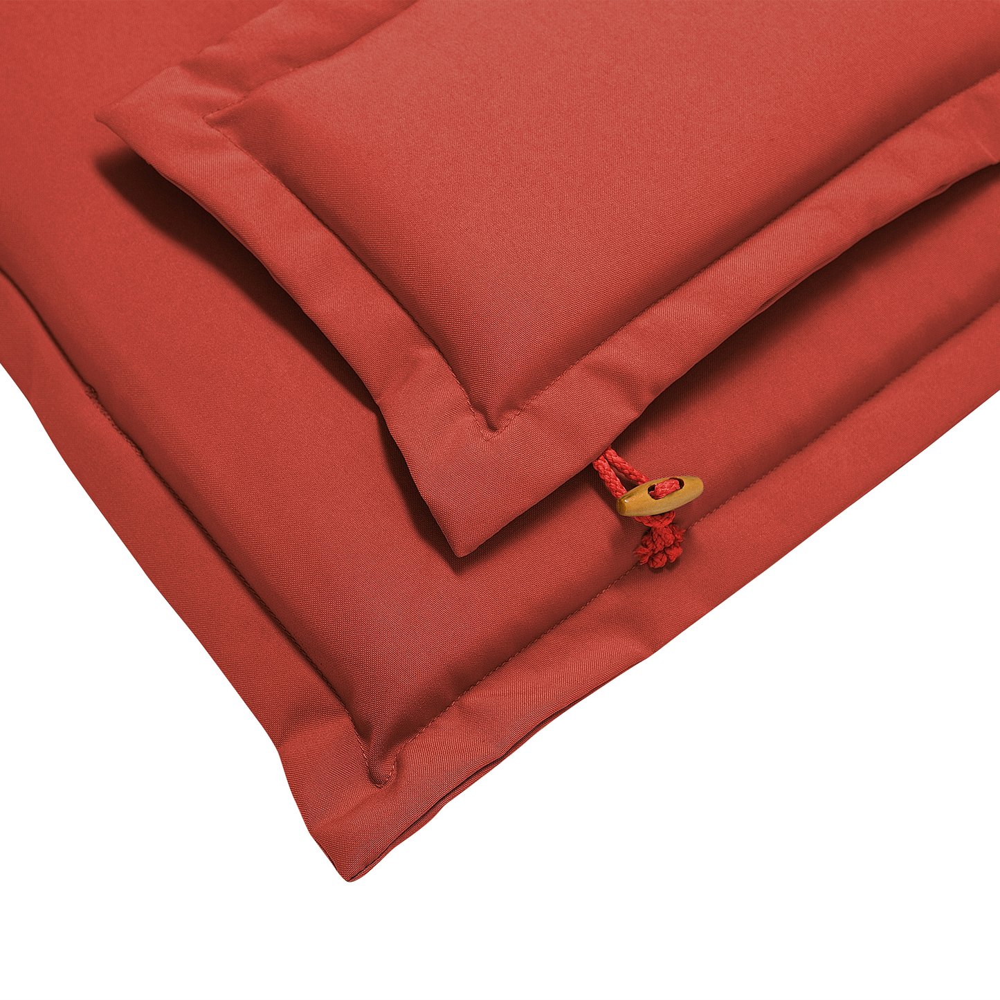 Set mit 2 Stühlen Holz Dunkelrot MAUI