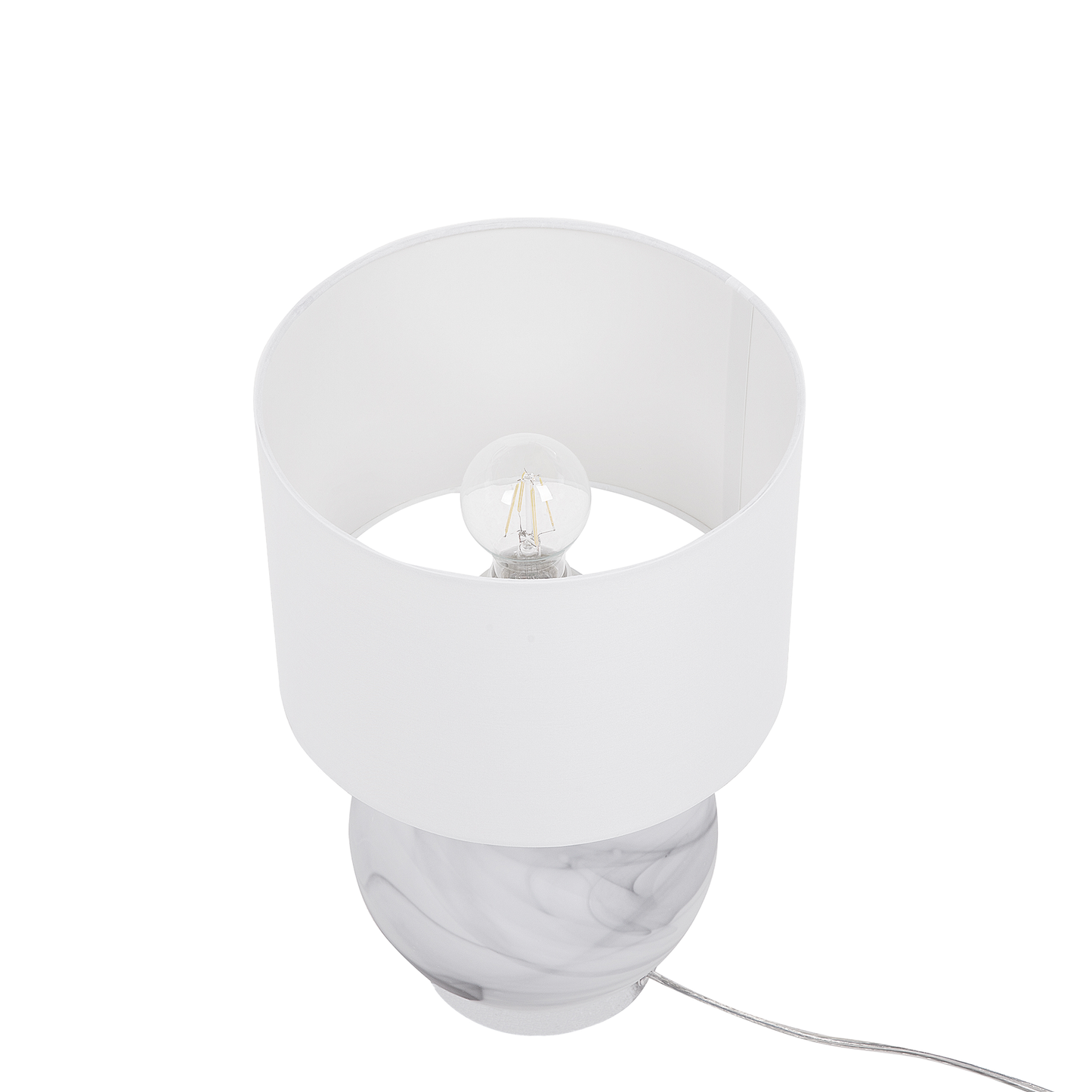 Tischleuchte UELE Metall Hellgrau