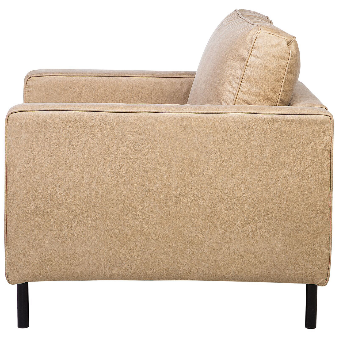 Sessel SAVALEN Kunstleder Beige