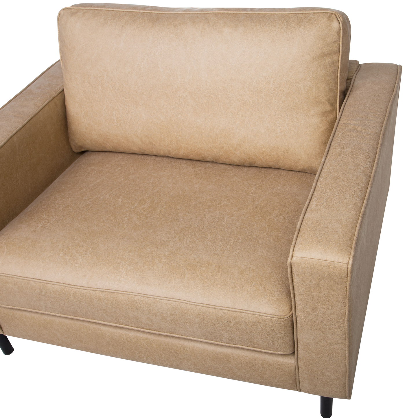 Sessel SAVALEN Kunstleder Beige