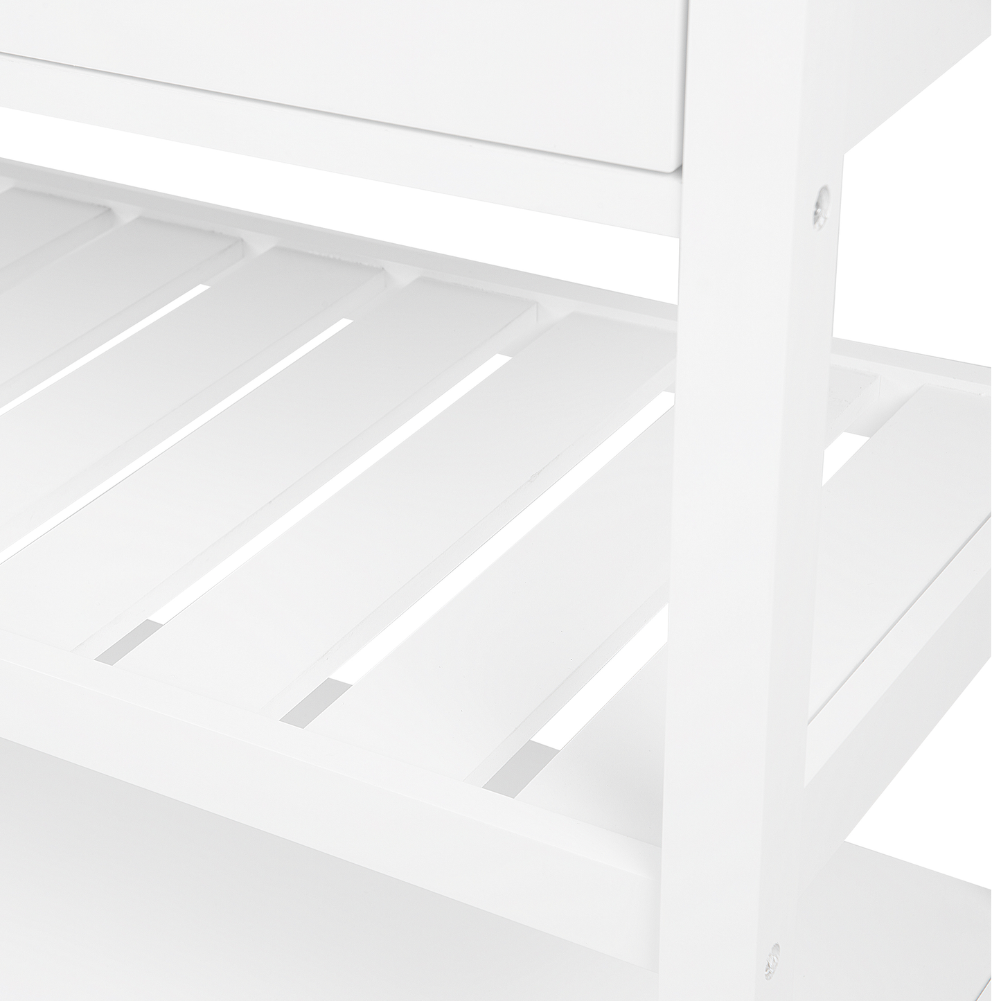 Servierwagen NAVARINO Holz Weiss