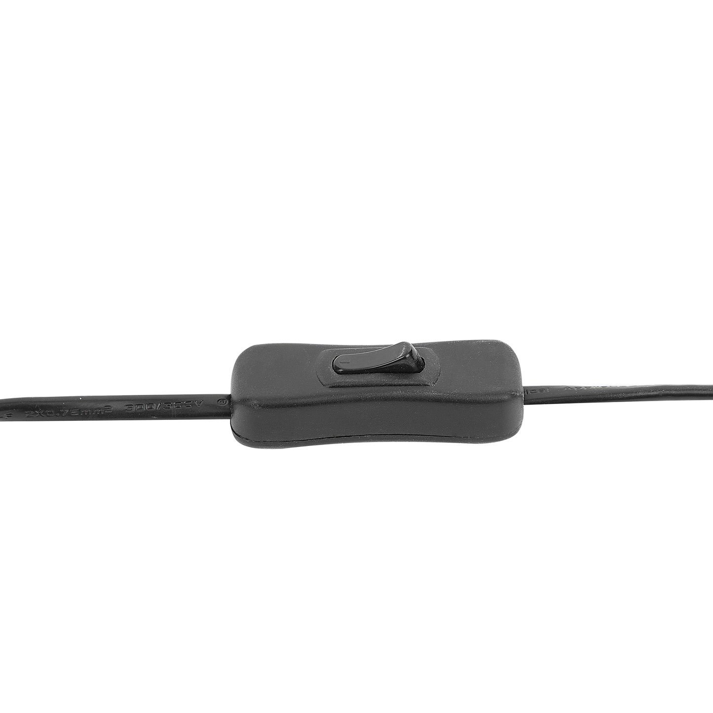 Tischlampe schwarz 39 cm rund FLINT