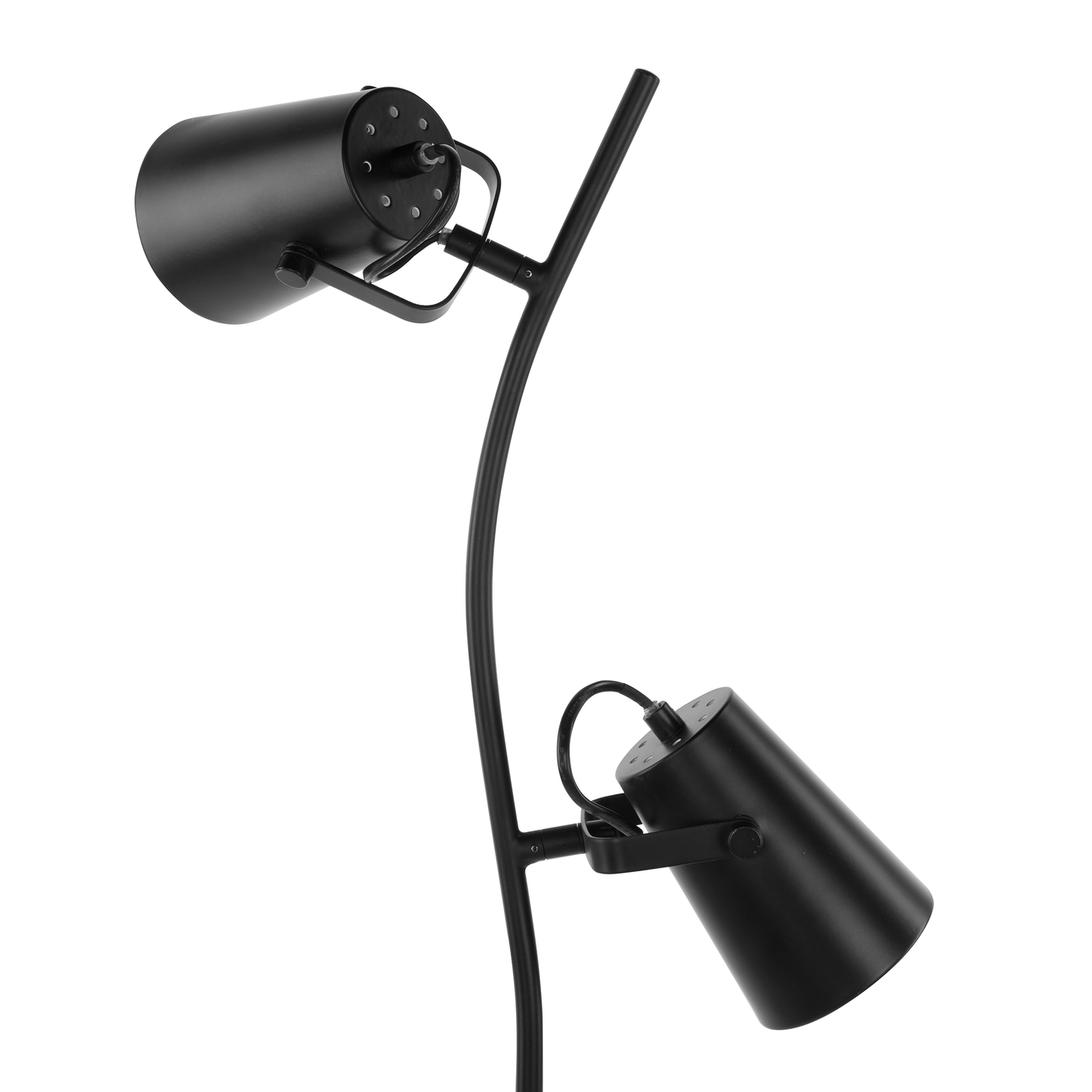Stehlampe schwarz 149 cm Glockenform FLINT