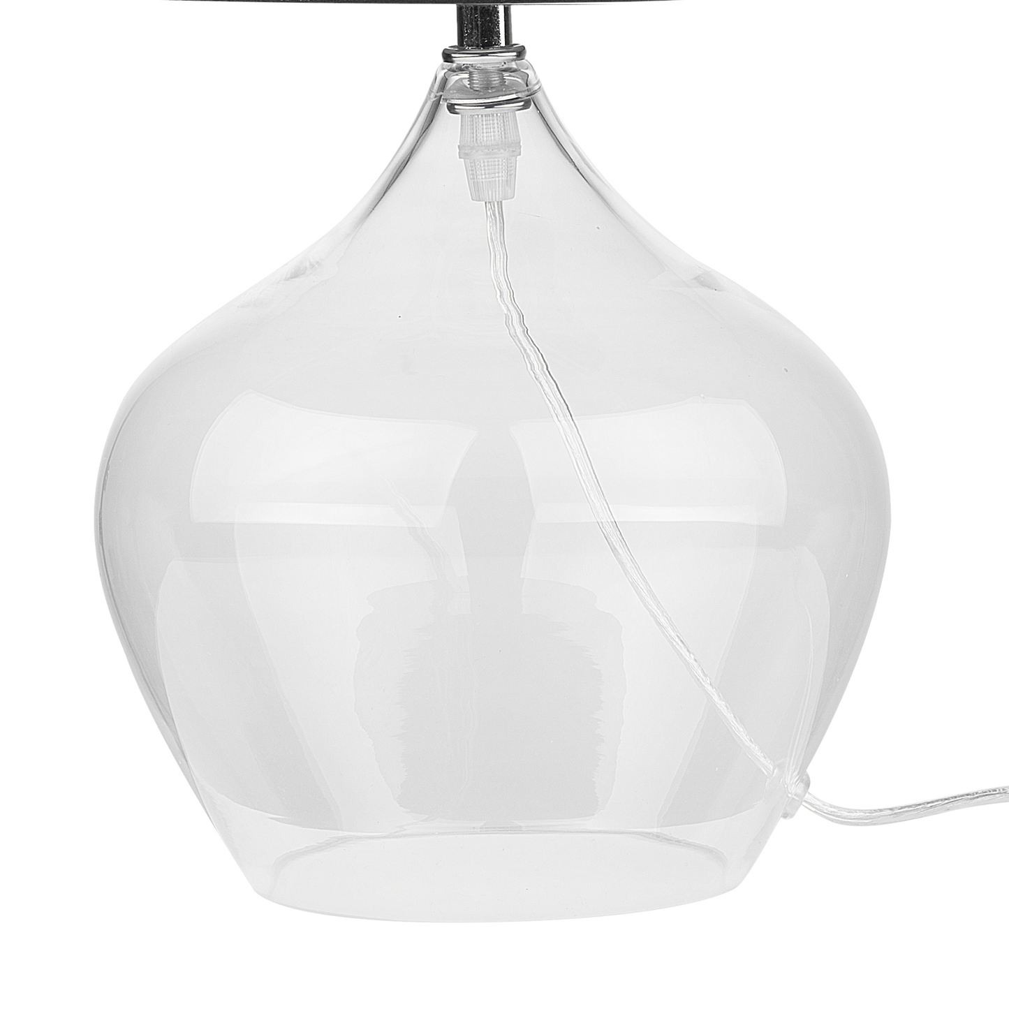 Tischleuchte OSUM Glas Schwarz