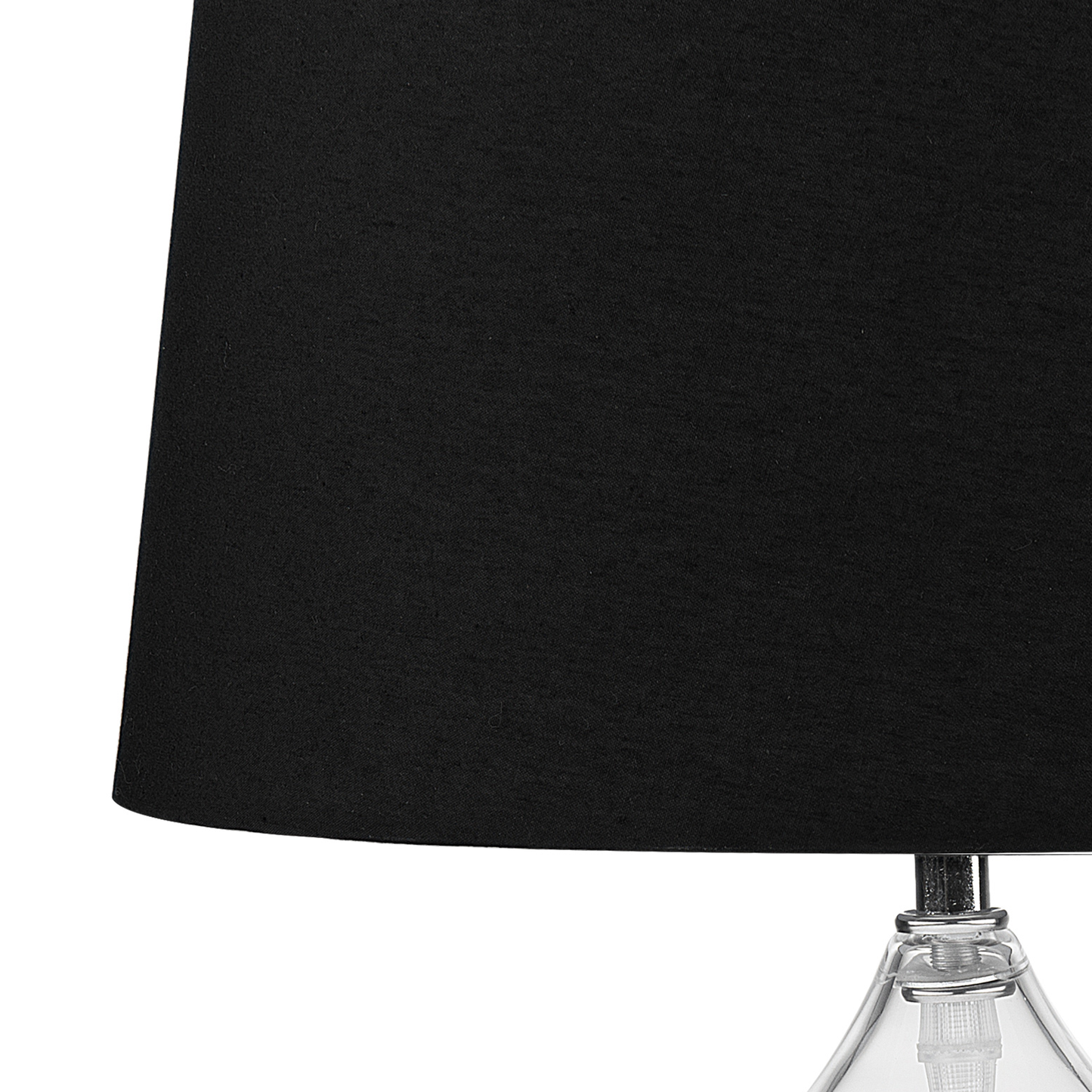 Tischleuchte OSUM Glas Schwarz