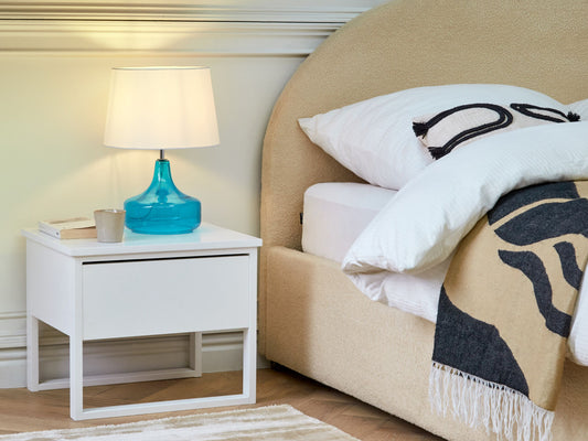 Tischleuchte ERZEN Glas Blau