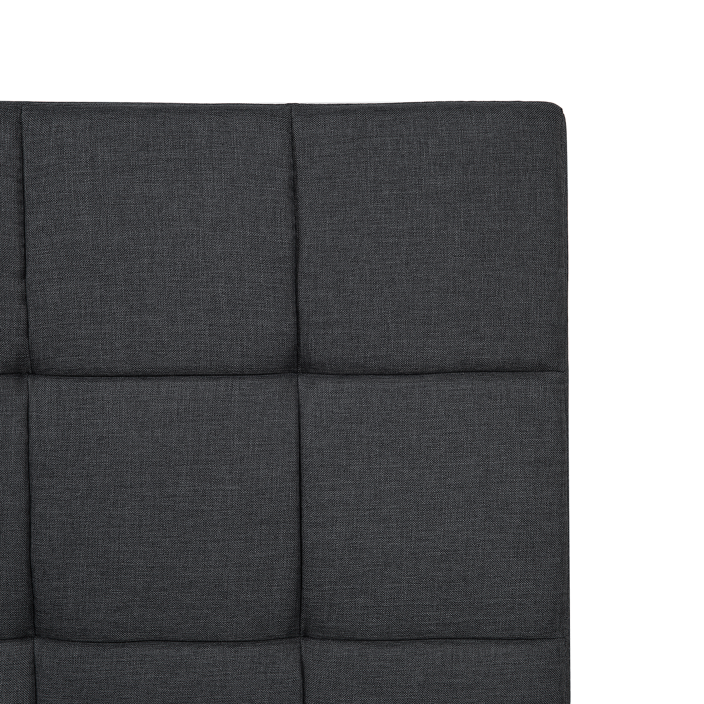 Bett mit Schubladen Stoff MILLAU 160 x 200 cm Dunkelgrau