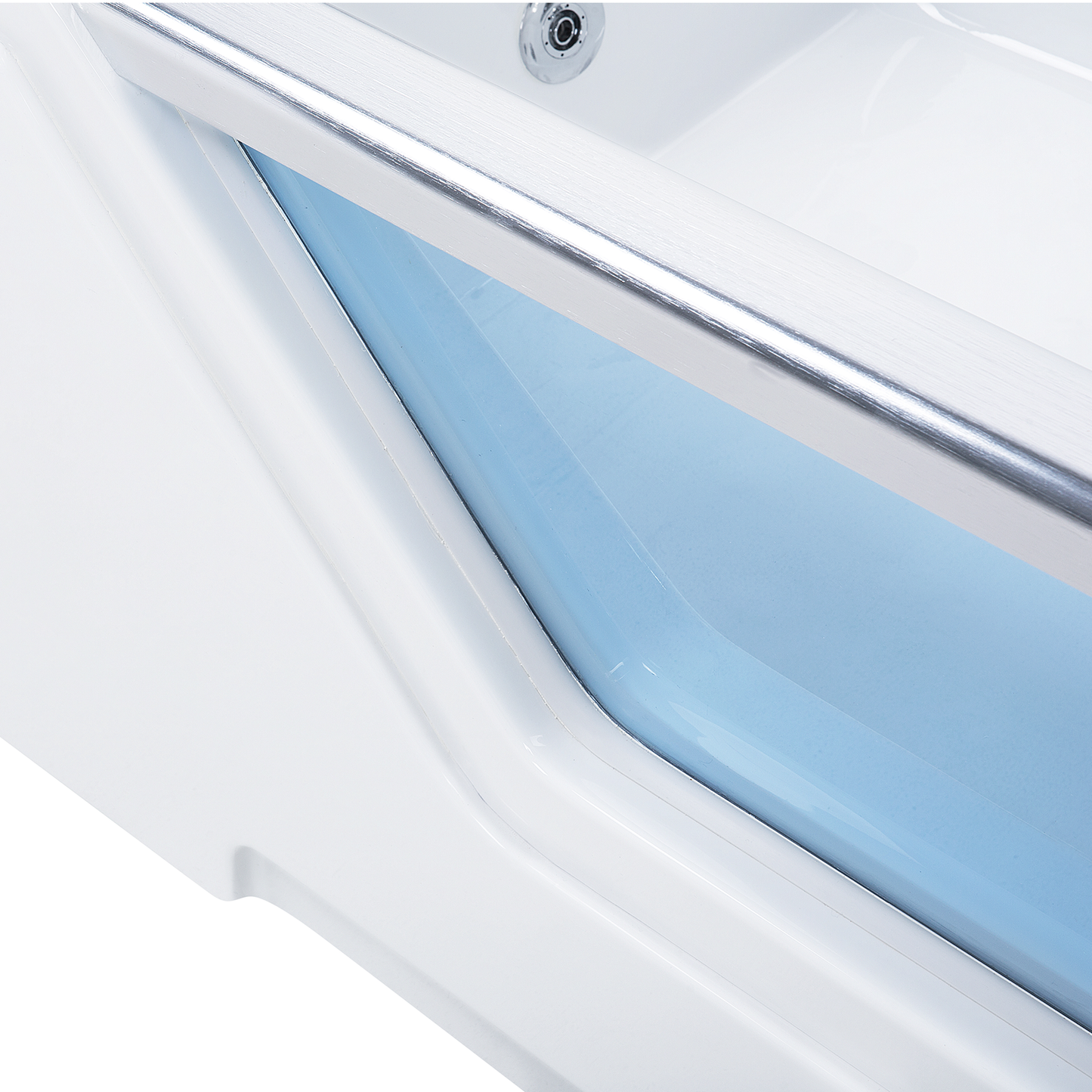 Whirlpool Badewanne weiss rechteckig 170 x 80 cm GRENADA