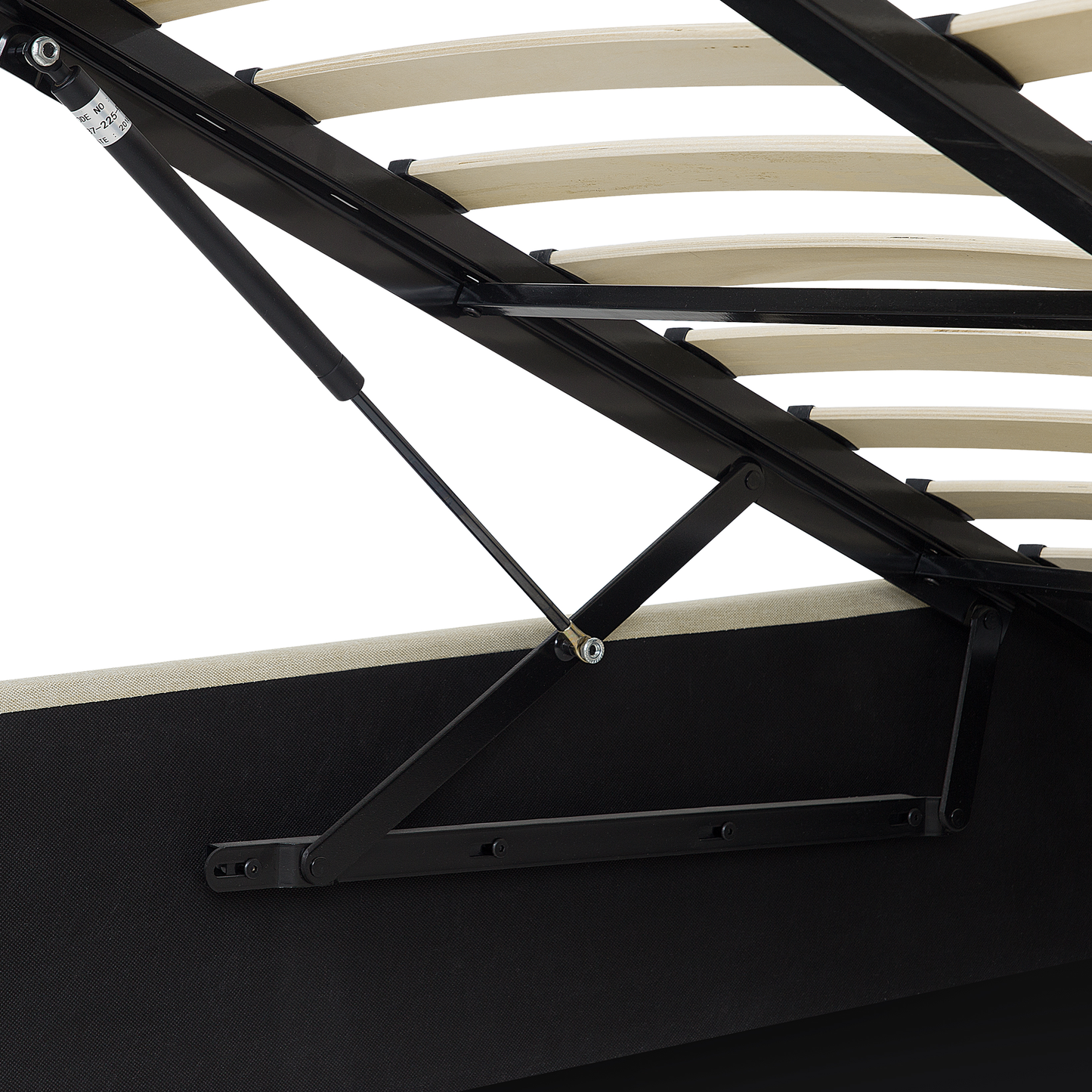 Bett mit Stauraum Stoff ORBEY 180 x 200 cm Beige