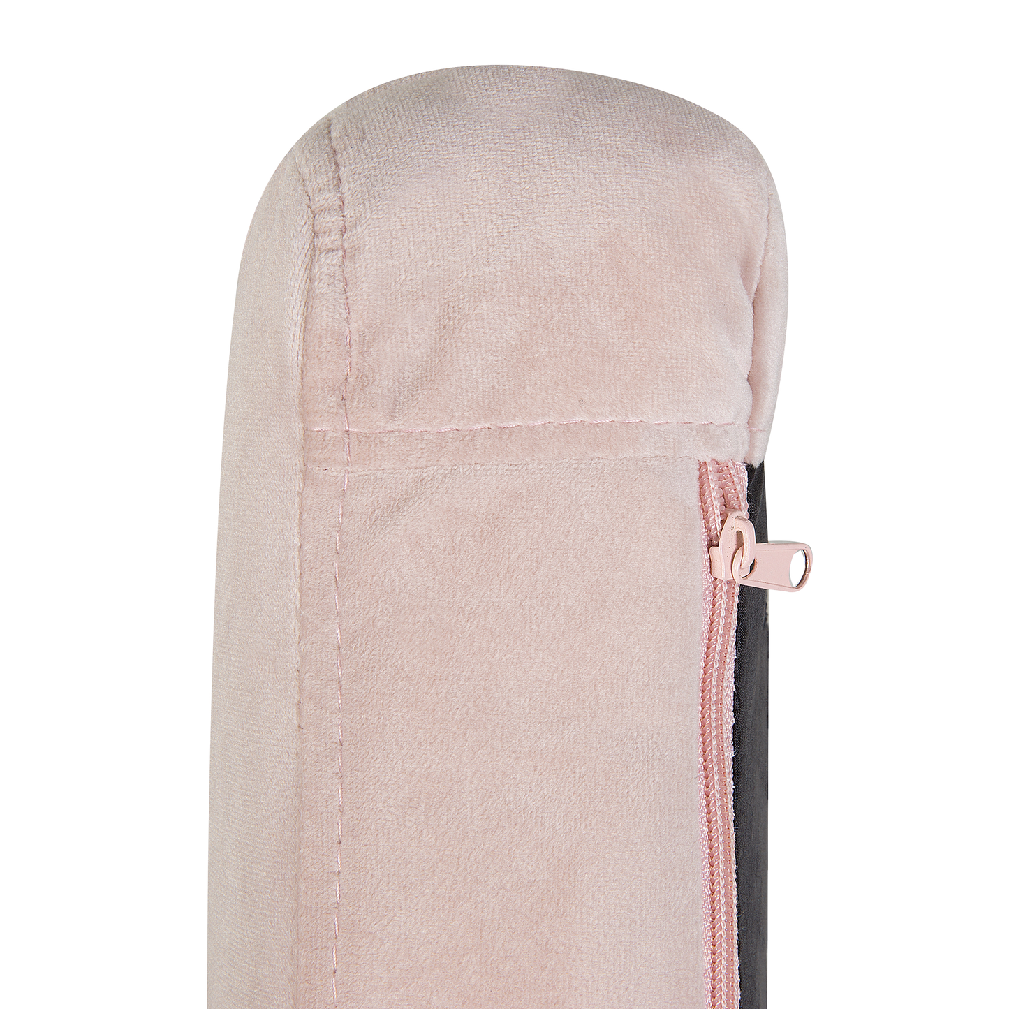 Schaukelsessel Samtstoff Pastellrosa OXIE