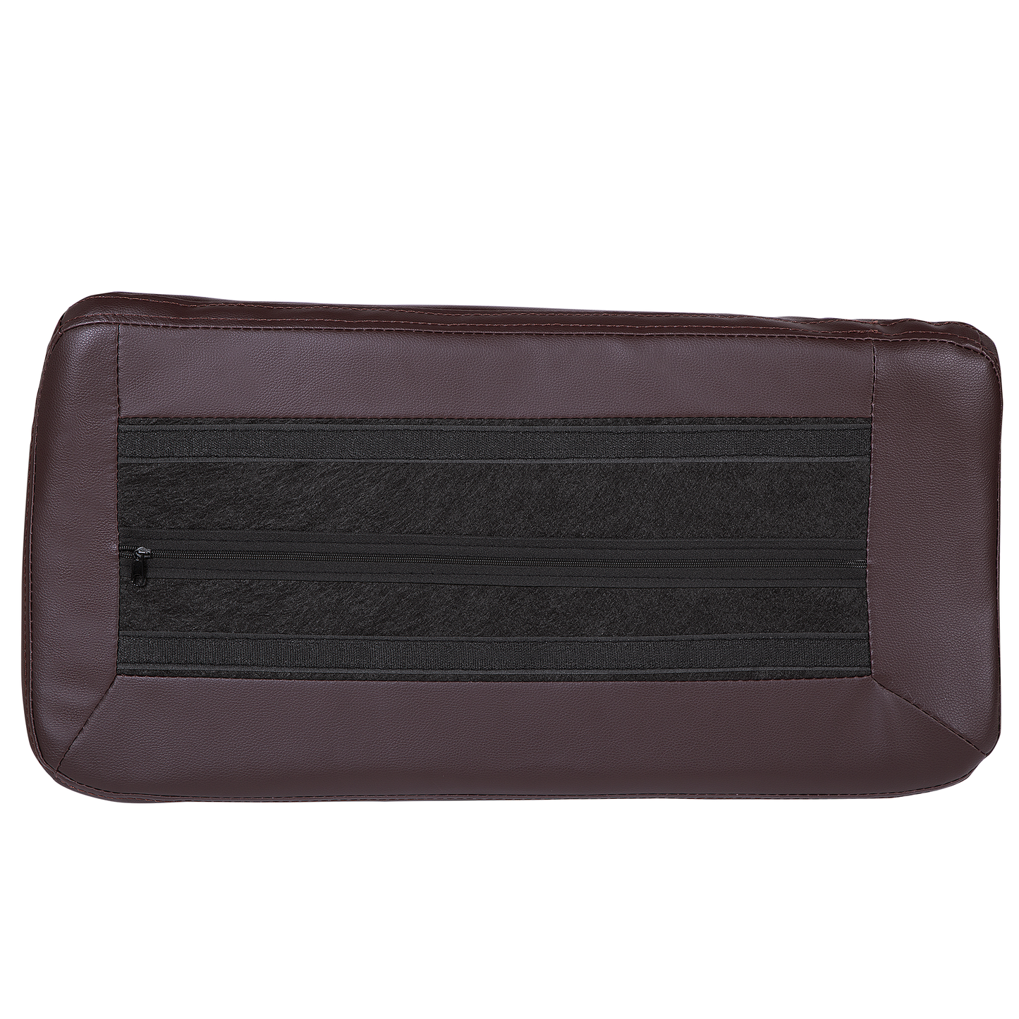 3-Sitzer Sofa Kunstleder dunkelbraun VOGAR