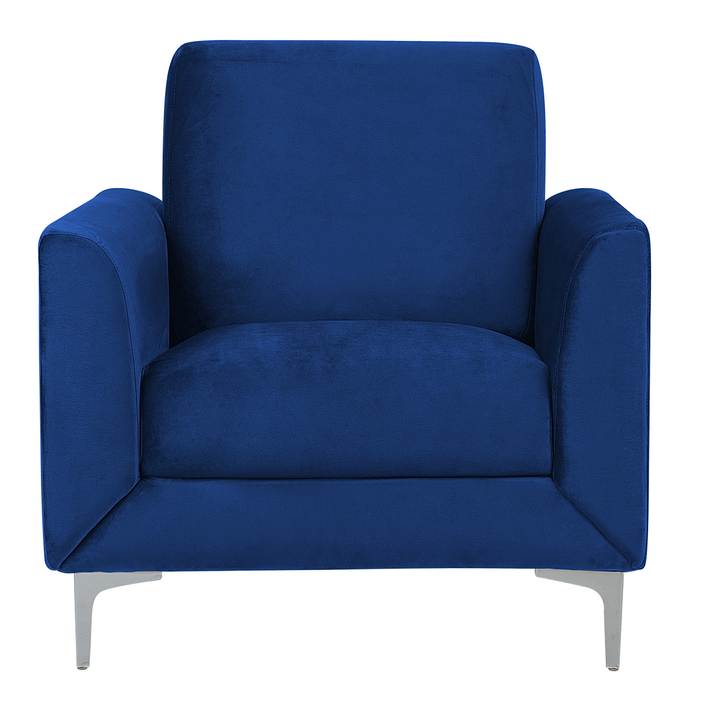 Sessel FENES Samtstoff Marineblau