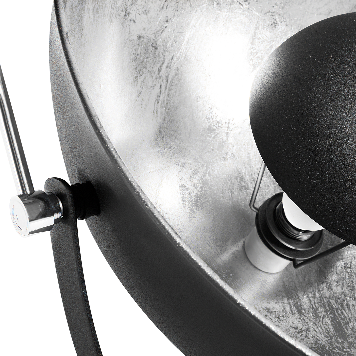 Stehlampe THAMES Metall Schwarz