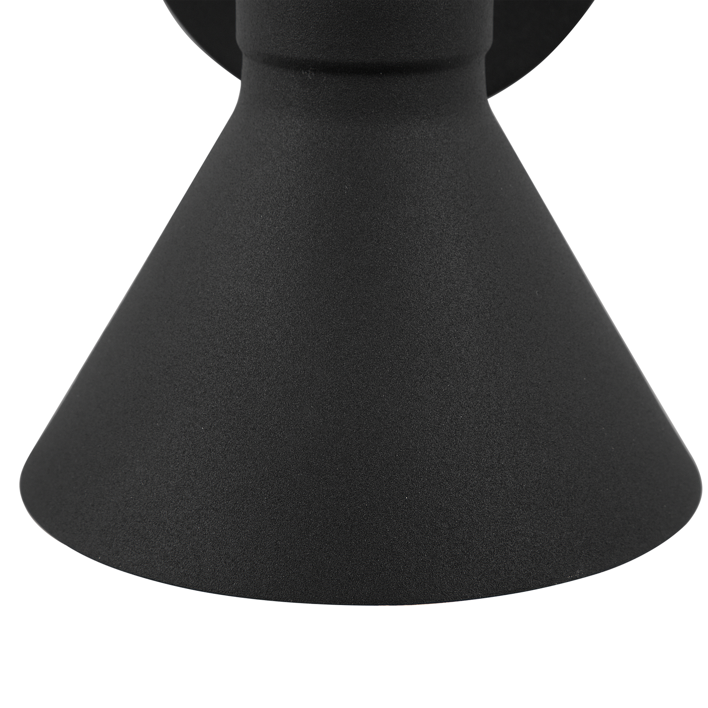Wandleuchte schwarz / gold 4-flammig Kegelform MERSEY IV