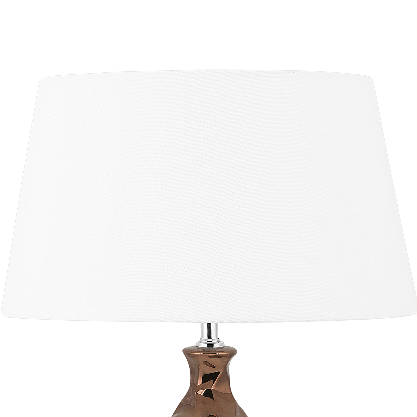 Tischlampe goldbraun 61 cm rund TORI