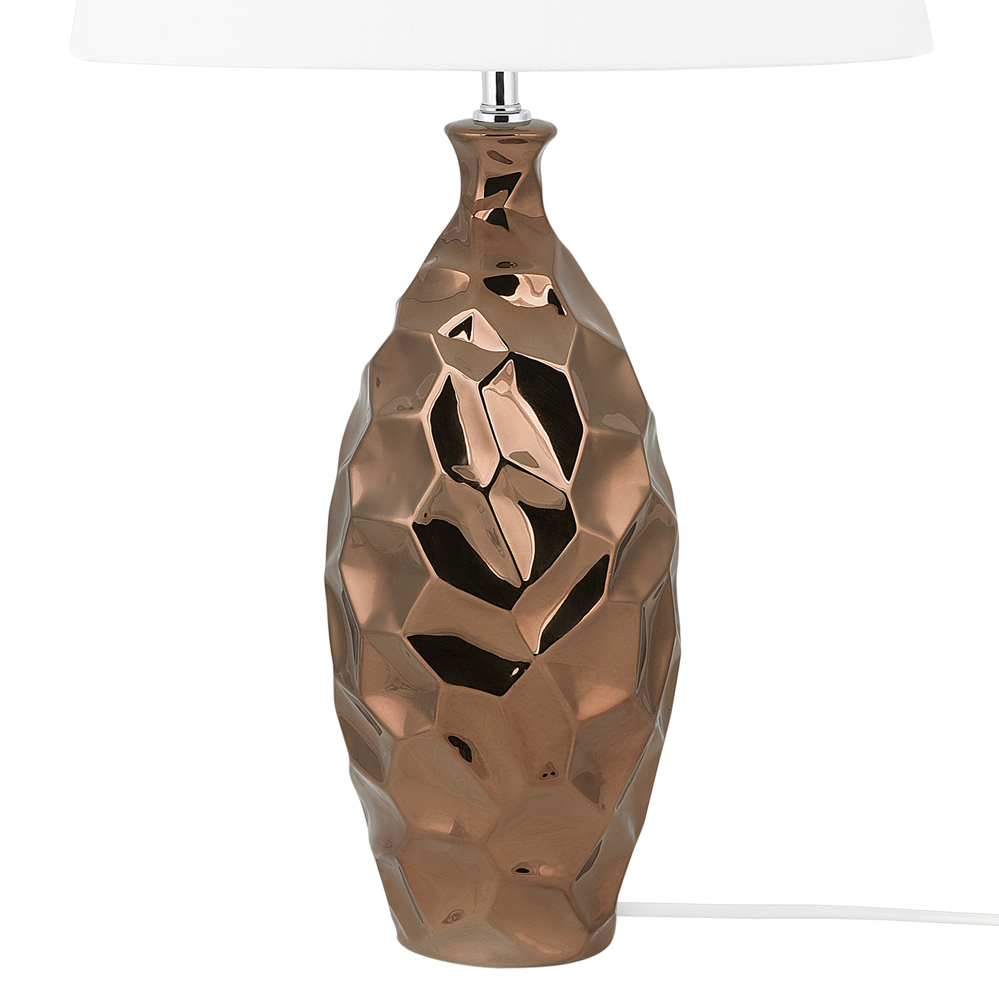Tischlampe goldbraun 61 cm rund TORI
