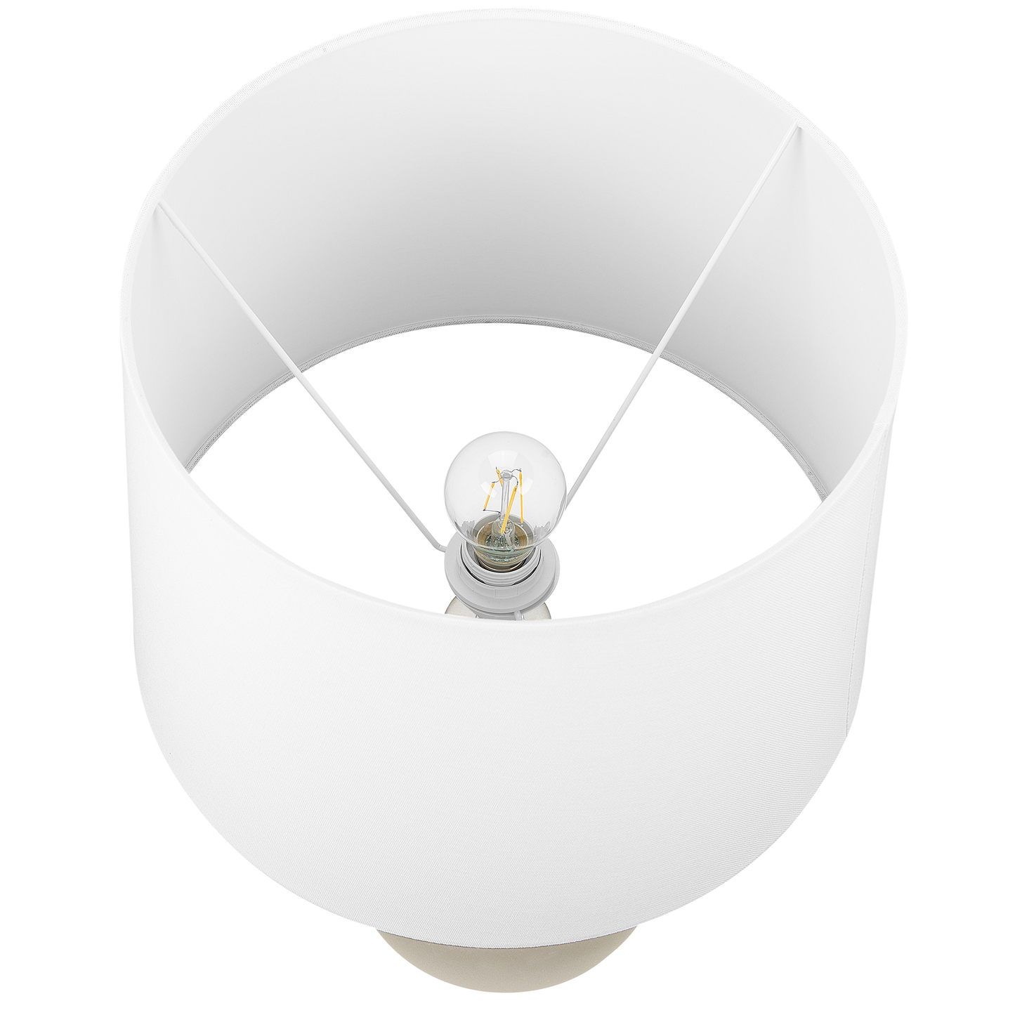 Tischlampe gold 64 cm rund SALLA