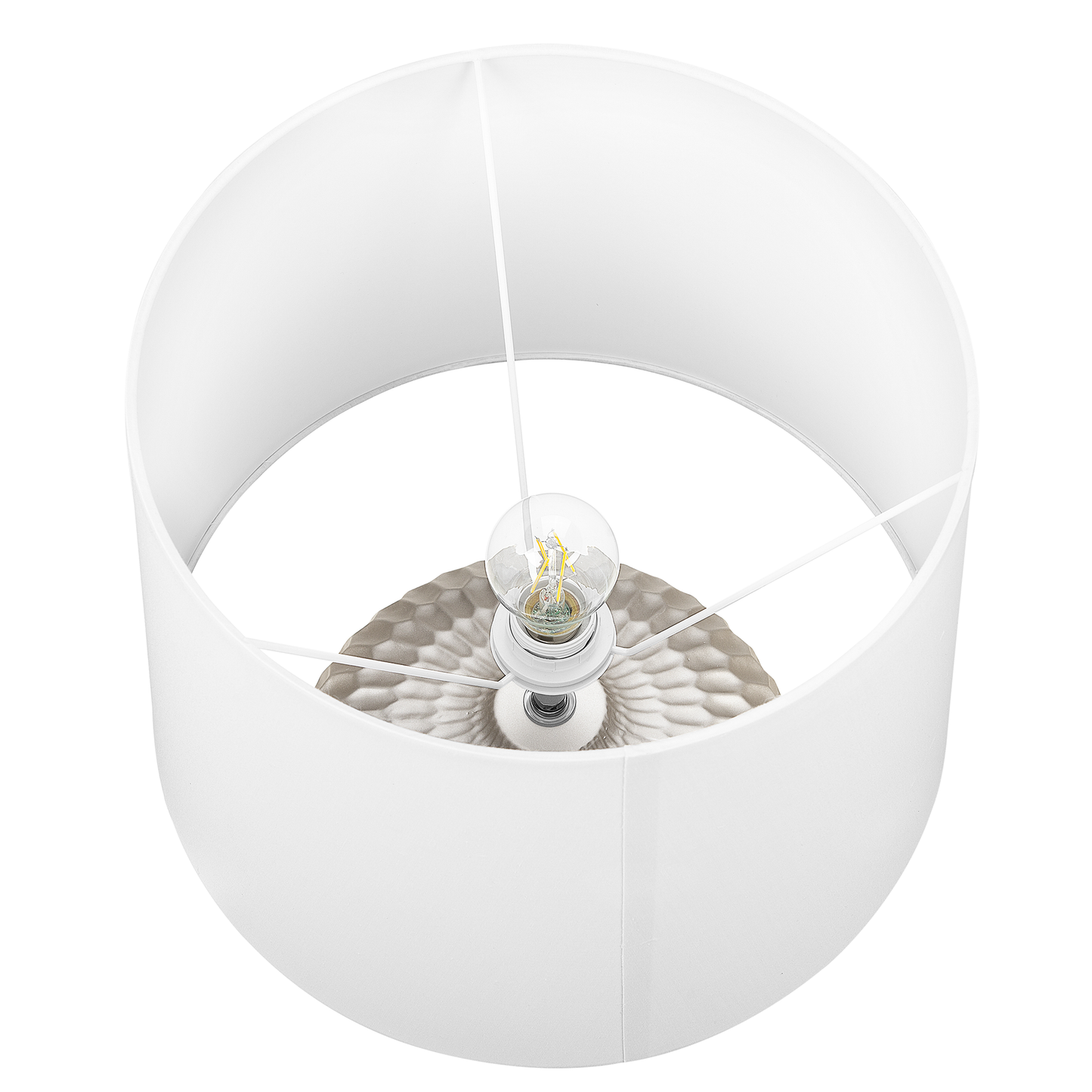 Tischleuchte PIRITA Keramik Gold