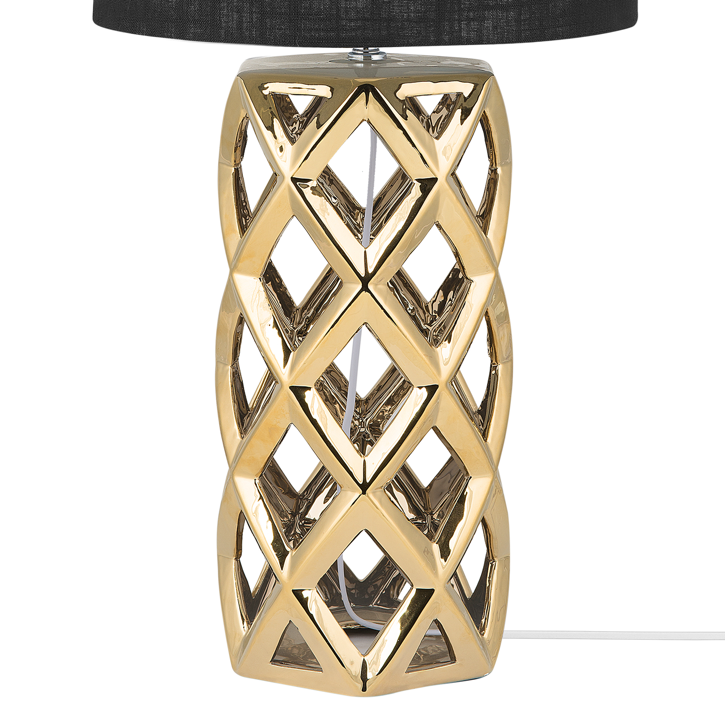 Tischleuchte SELJA Keramik Gold