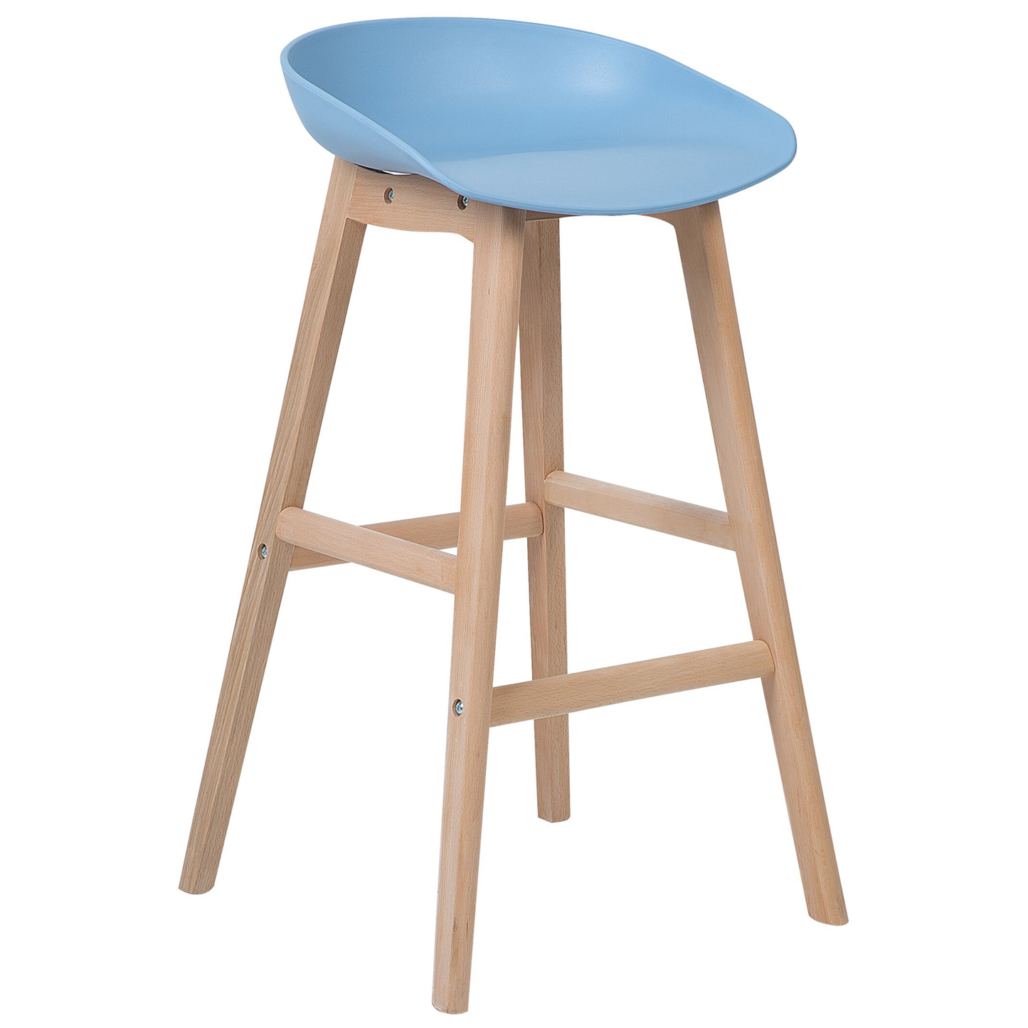 Barhocker 2er Set Hellblau MICCO