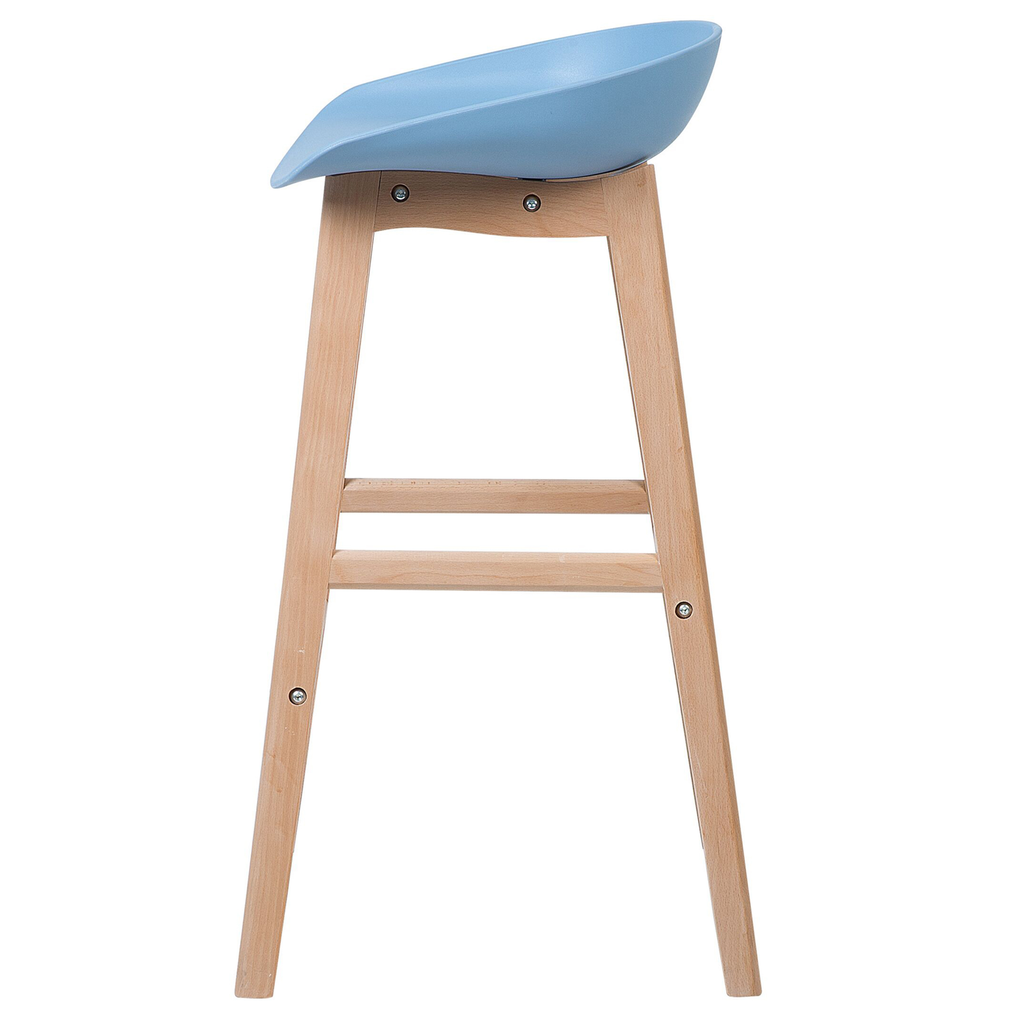 Barhocker 2er Set Hellblau MICCO