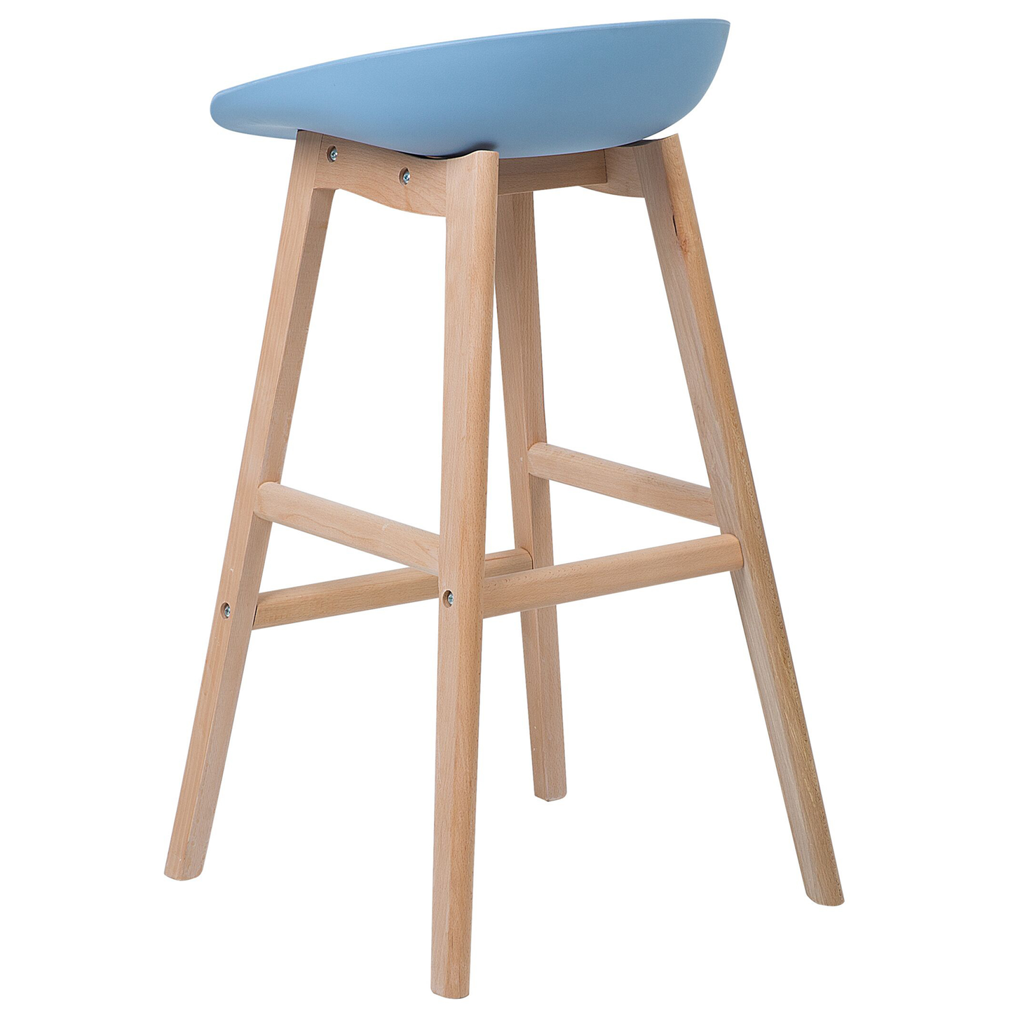 Barhocker 2er Set Hellblau MICCO