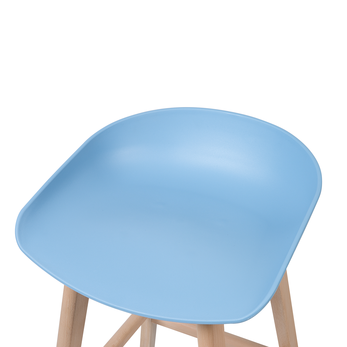 Barhocker 2er Set Hellblau MICCO