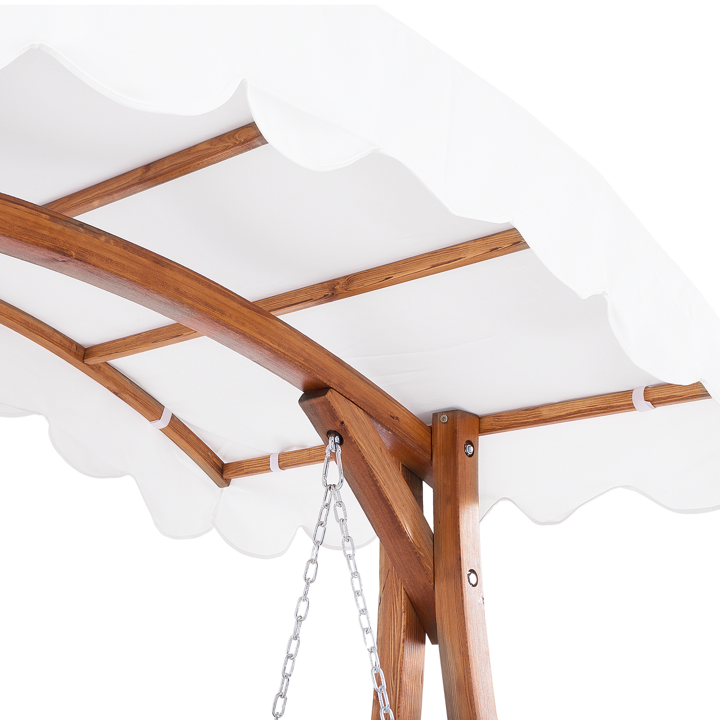 Hollywoodschaukel ANDRIA Holz Braun