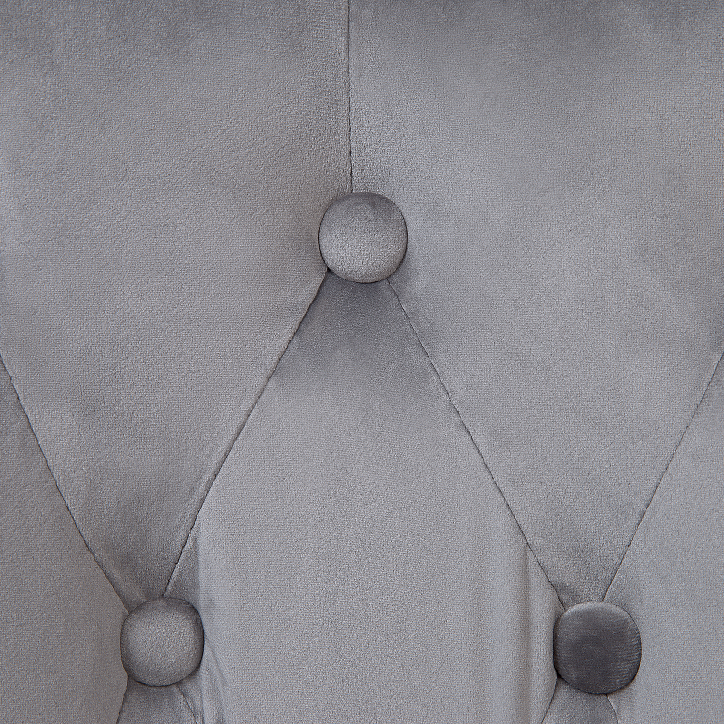 Bürostuhl drehbar PARRISH Samtstoff Grau