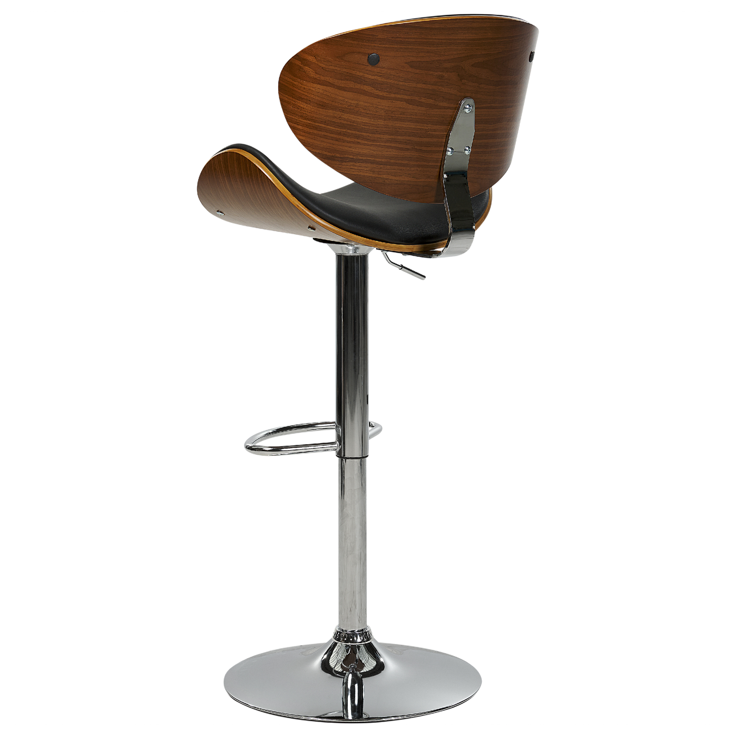 Barhocker Kunstleder Schwarz ROTTERDAM