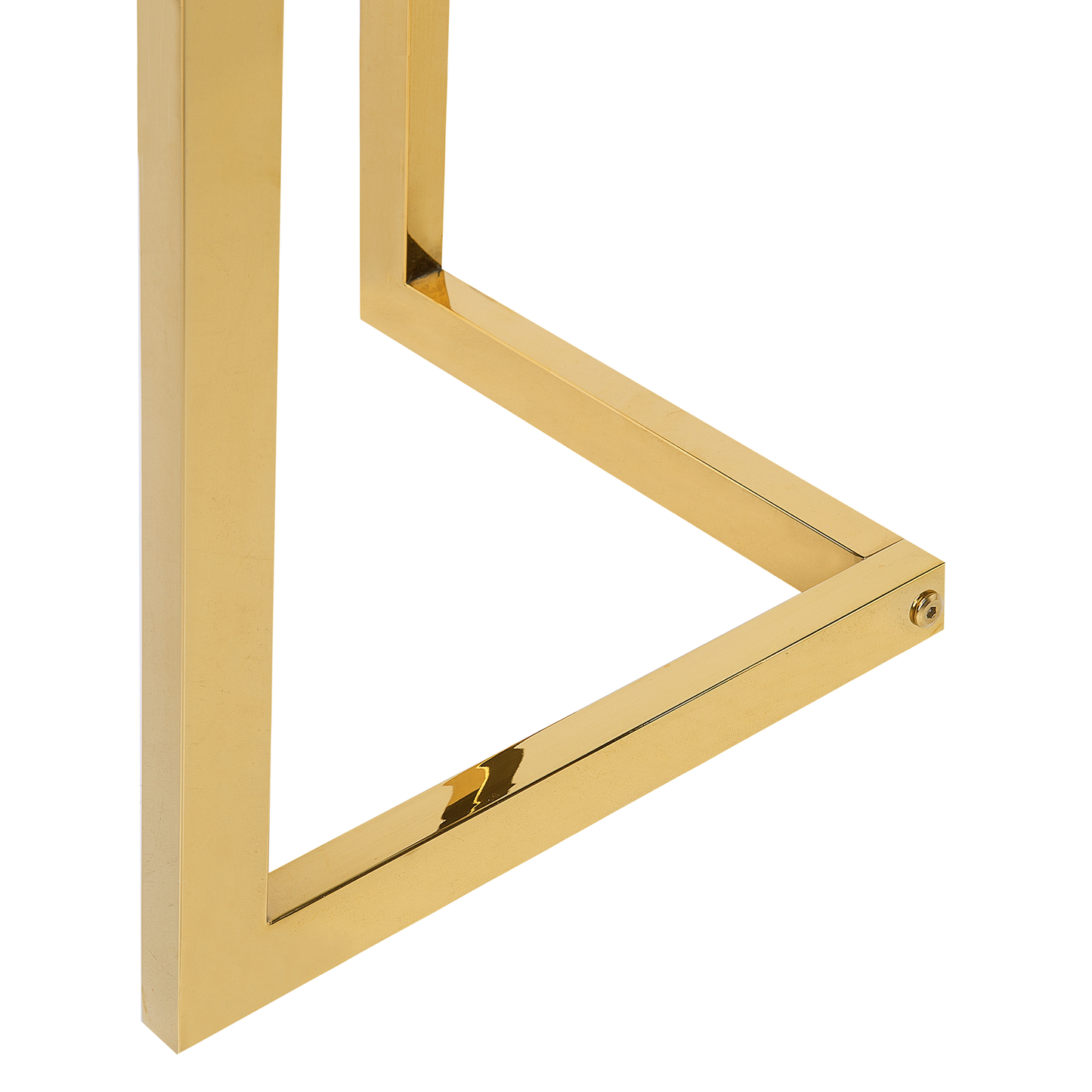 Couchtisch Glas Gold oval FRESNO