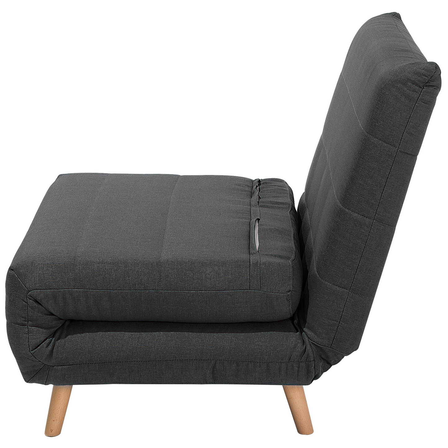 1-Sitzer Schlafsofa dunkelgrau / hellbraun SETTEN