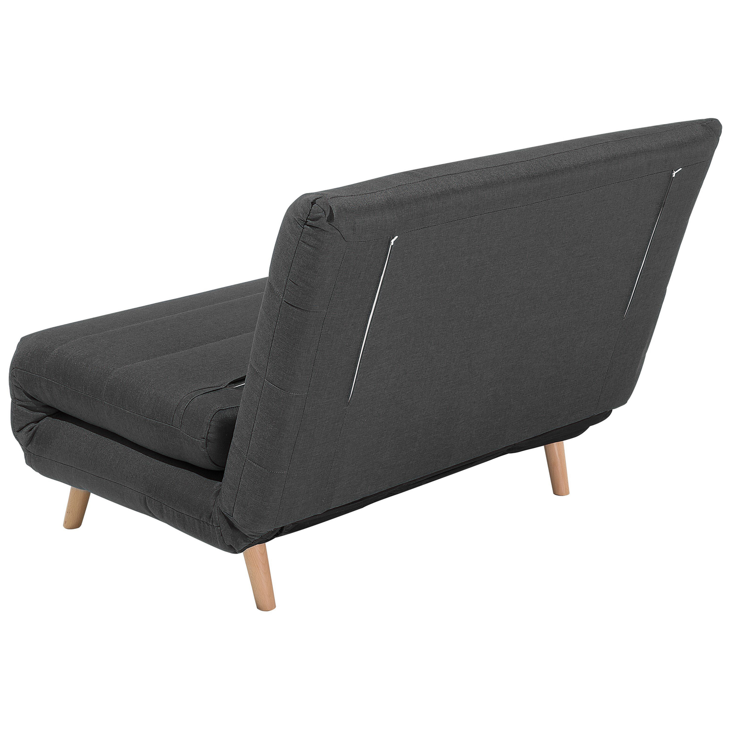 1-Sitzer Schlafsofa dunkelgrau / hellbraun SETTEN