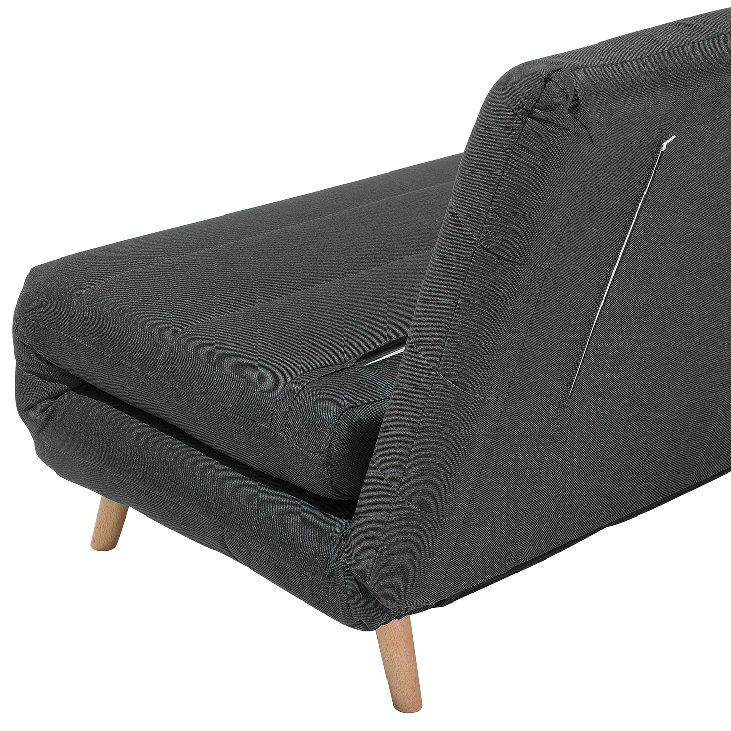1-Sitzer Schlafsofa dunkelgrau / hellbraun SETTEN