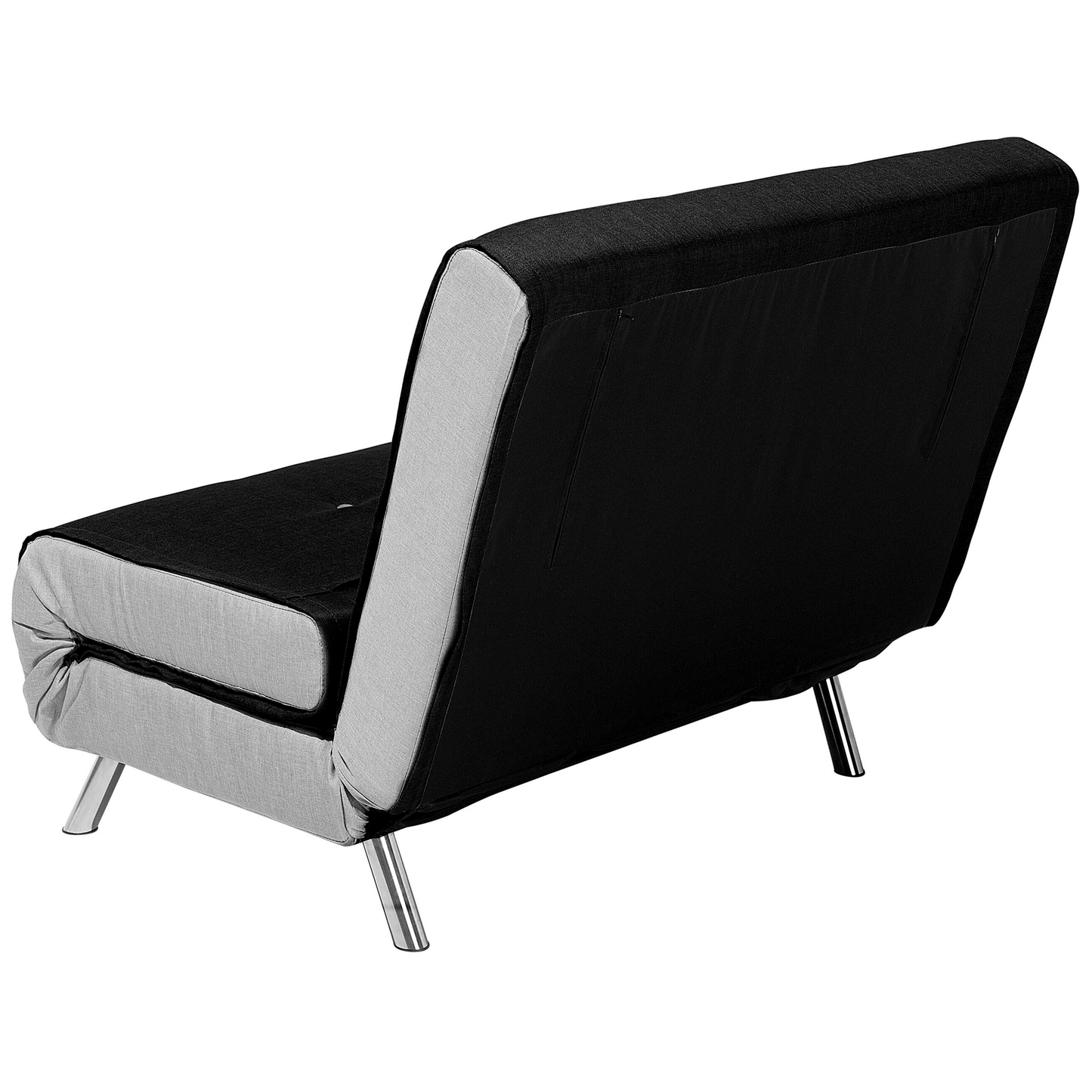 1-Sitzer Schlafsofa schwarz / silber FARRIS