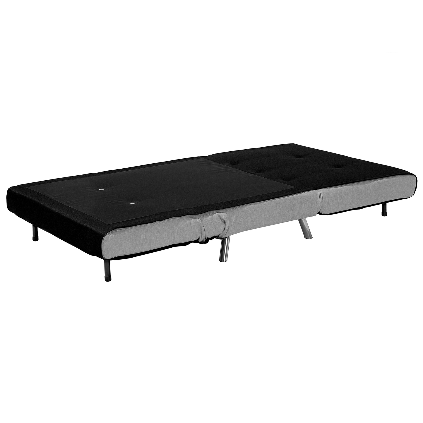 1-Sitzer Schlafsofa schwarz / silber FARRIS