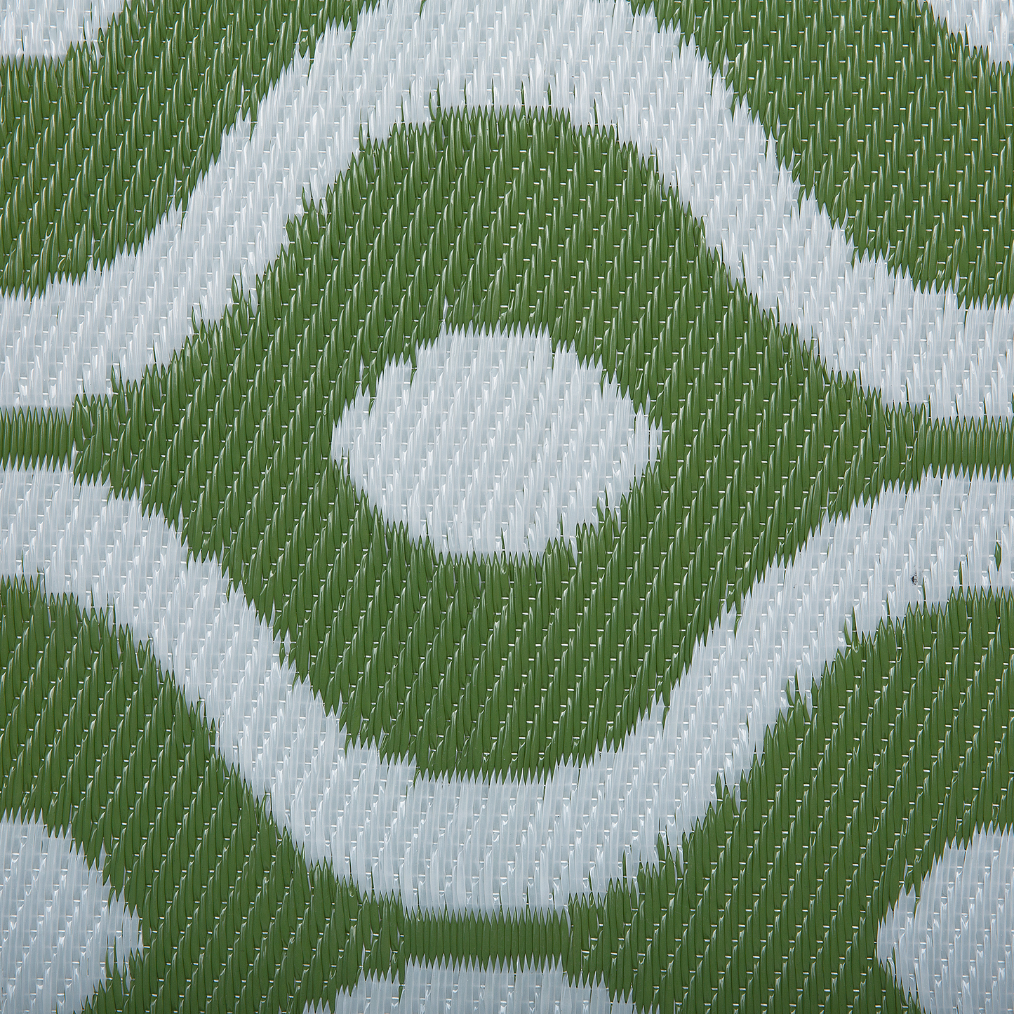 Outdoor Teppich grün 120 x 180 cm marokkanisches Muster zweiseitig Kurzflor PUNE