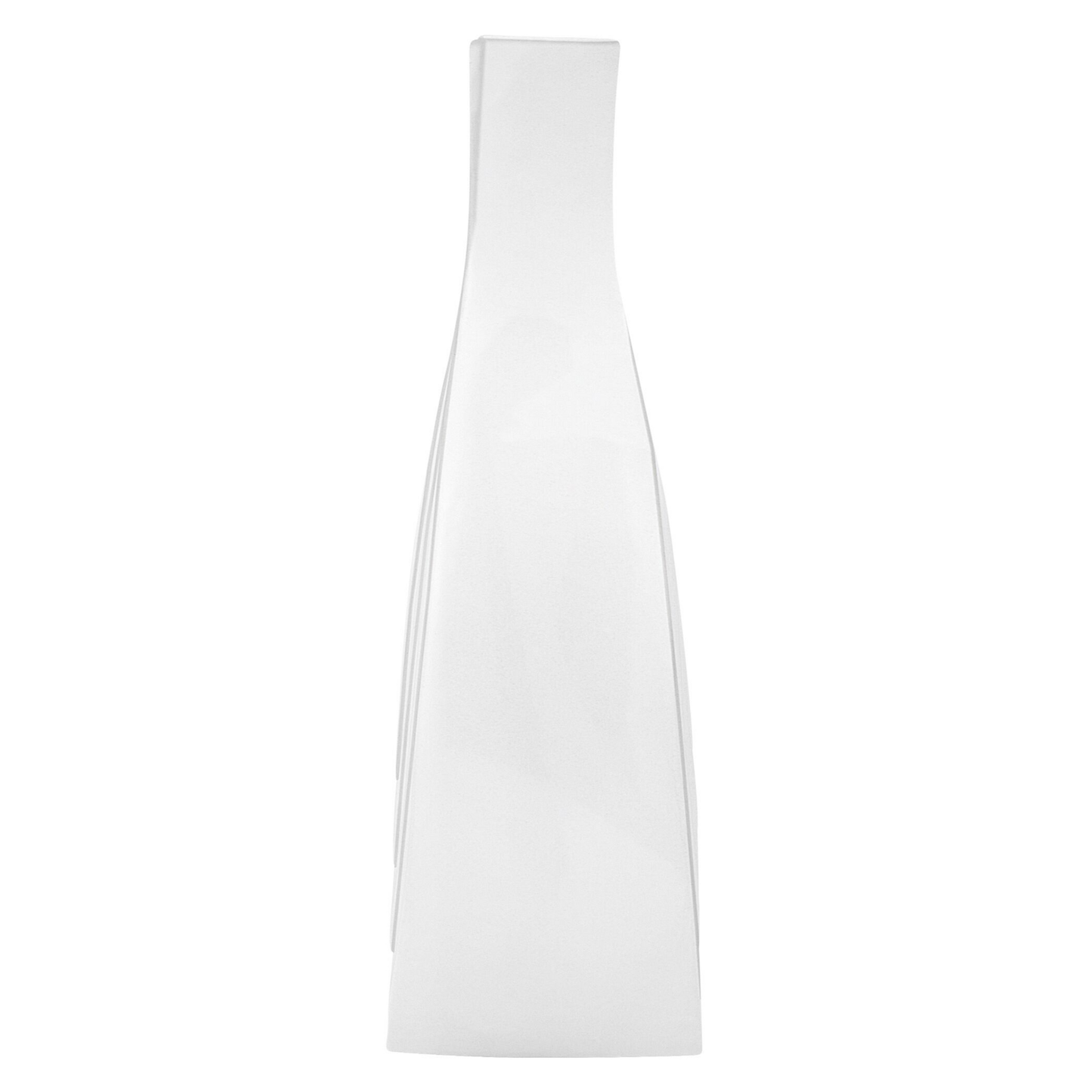 Dekovase THAPSUS Steinzeug 25 cm Weiss