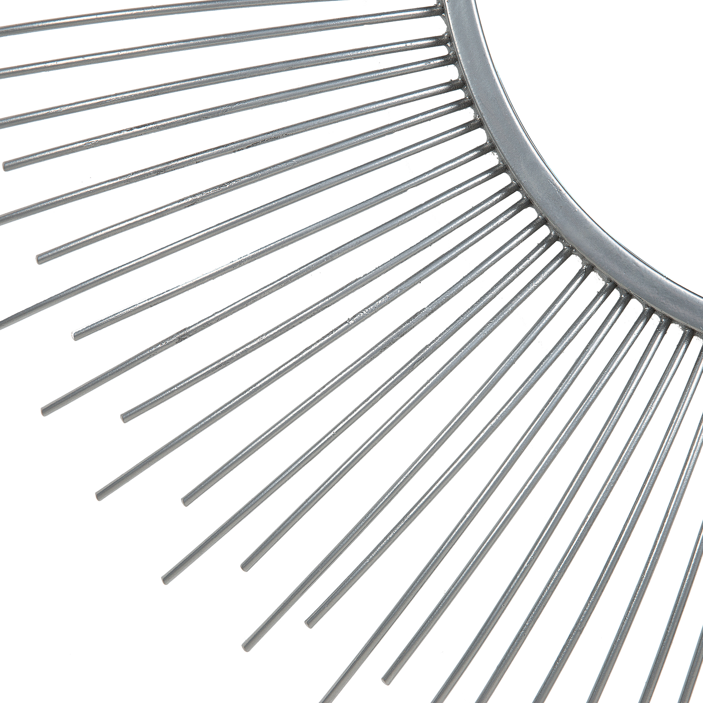 Wandspiegel CILLY 80 cm 80 cm Metall Silber