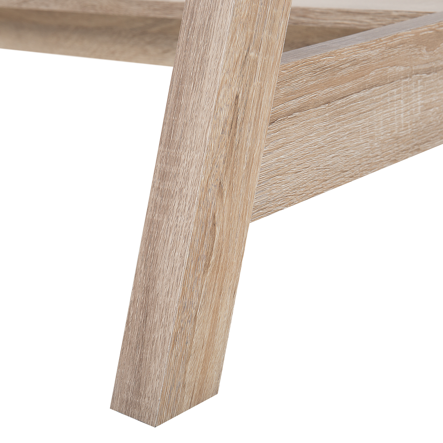 Schreibtisch heller Holzfarbton / weiss 110 x 60 cm JACKSON