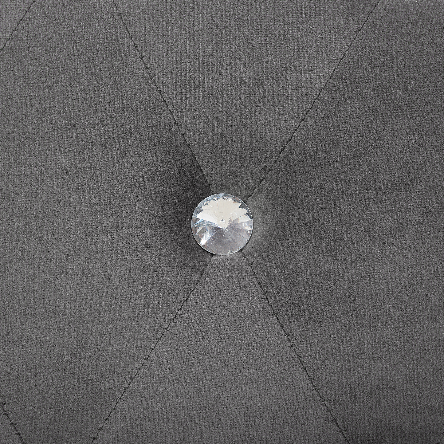 Bett Samtstoff dunkelgrau Bettkasten 180 x 200 cm METZ